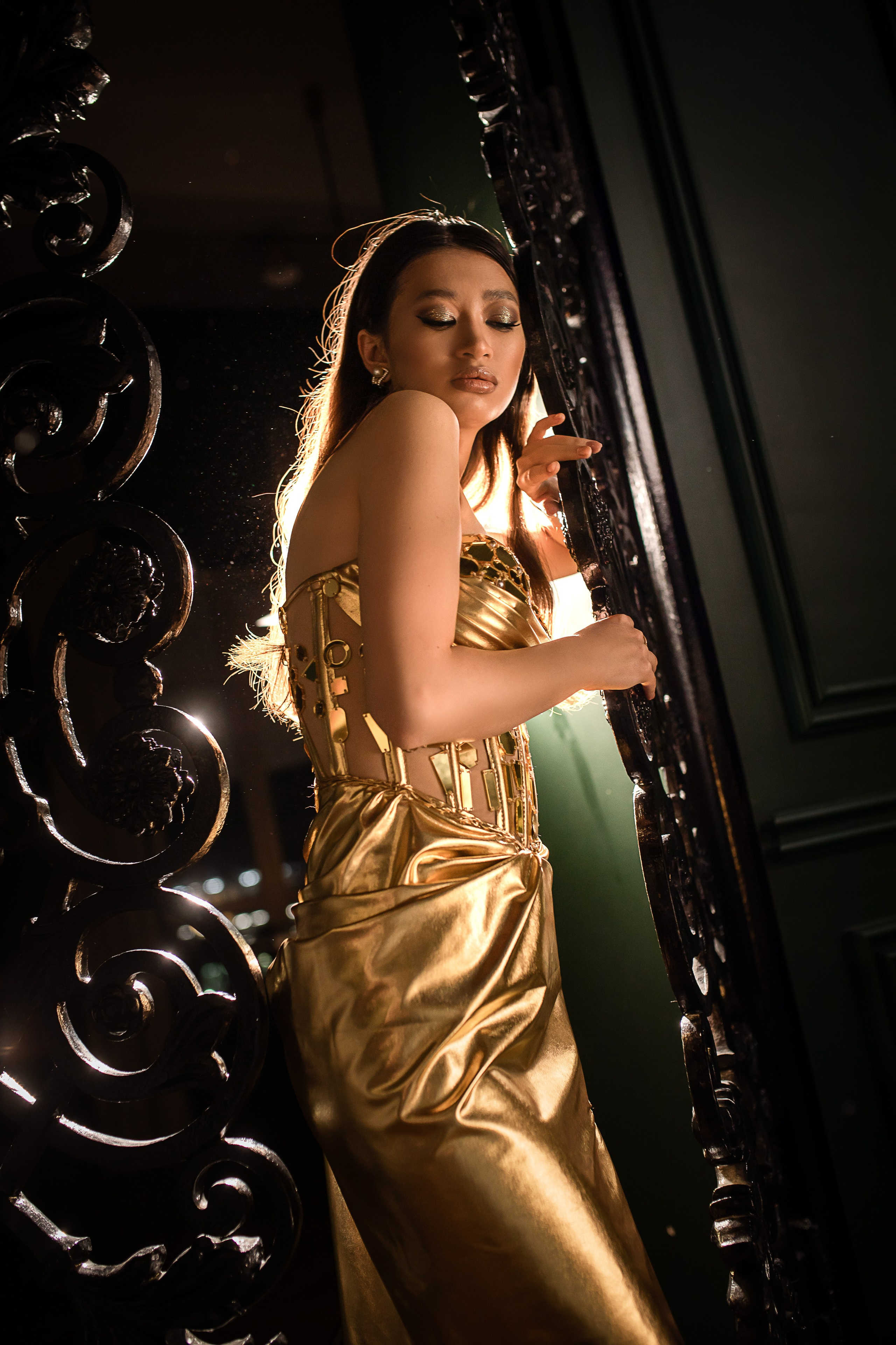 Анастасия. Творческий проект «Золото». Свадебный и семейный фотограф в Колпино и СПб Юлия Папанова