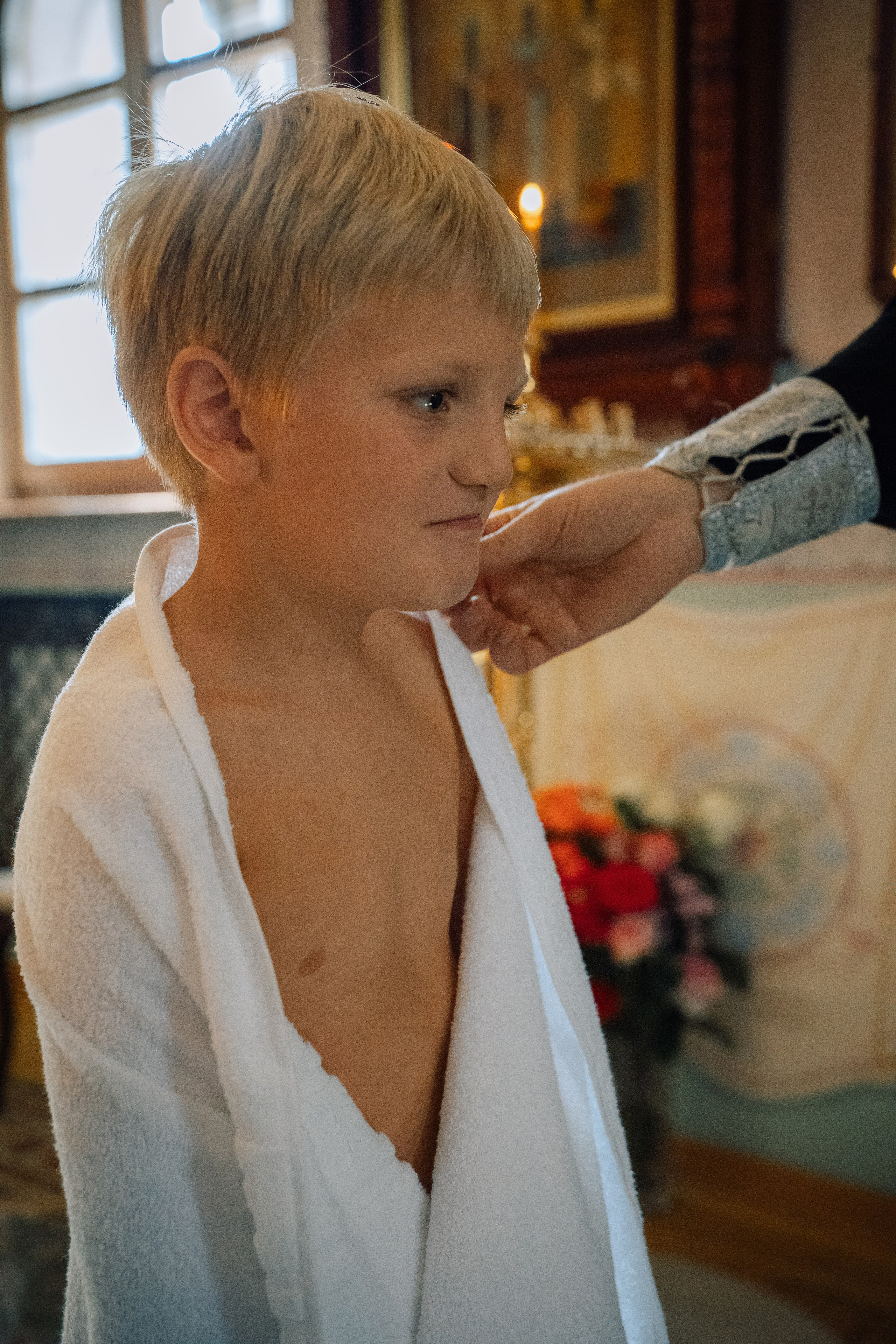 Крещение Марка. Фотограф Казакова Анастасия