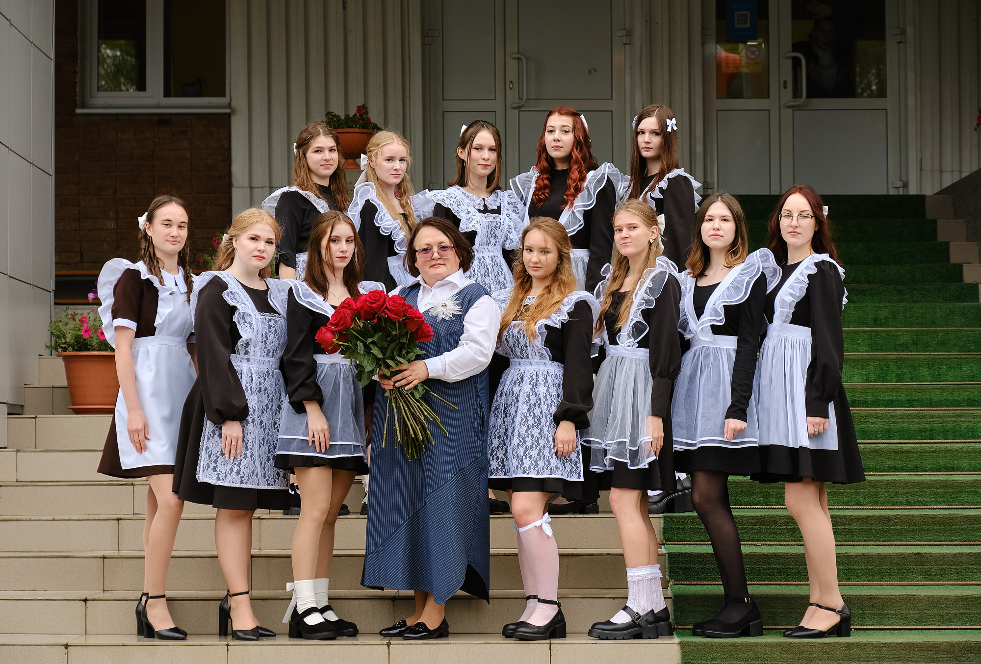 Школьная фотосессия.Красногорская средняя школа.11 класс. 20.01.2026