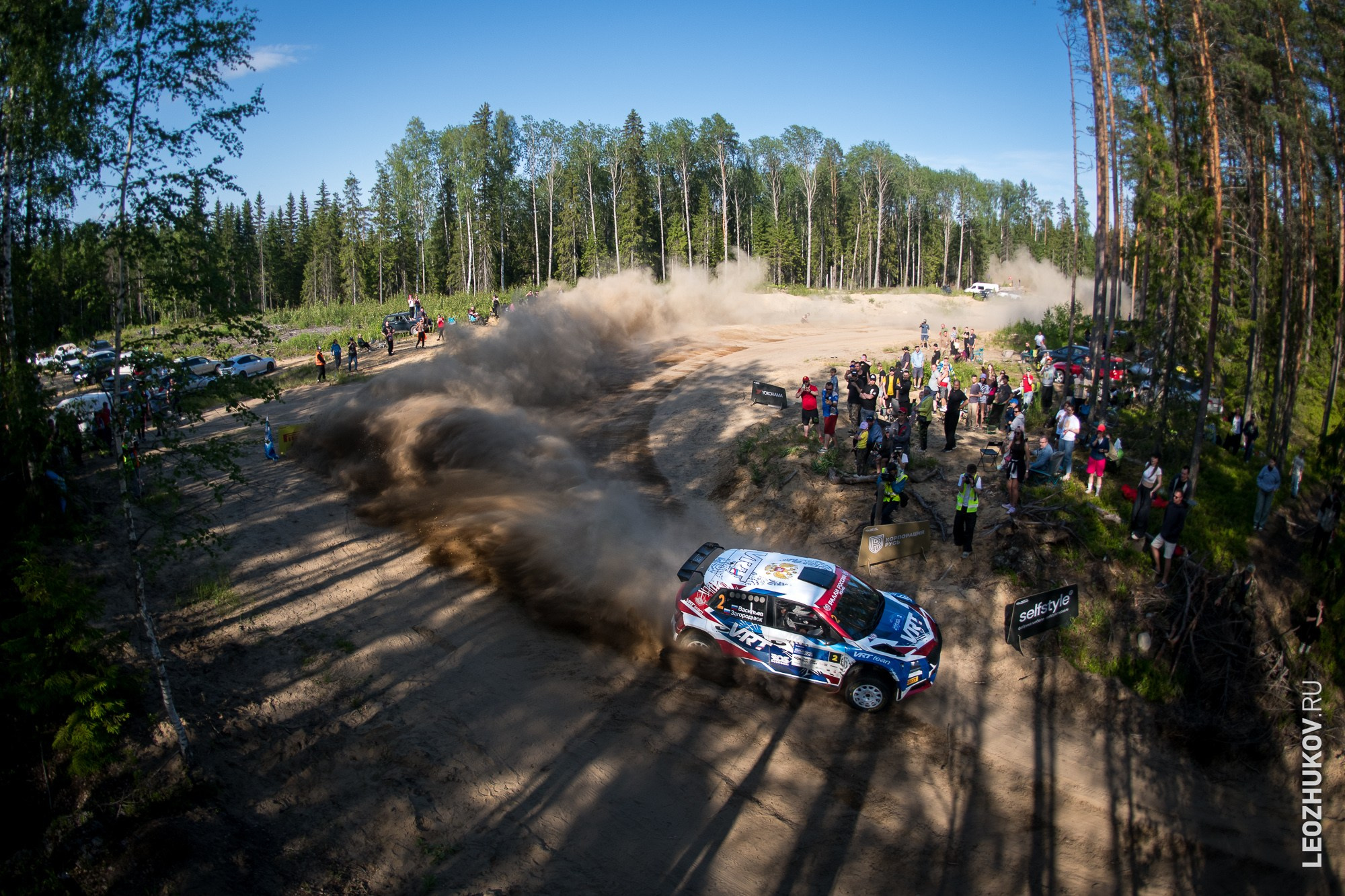 White nights rally 2025. Sports photographer Leonid Zhukov