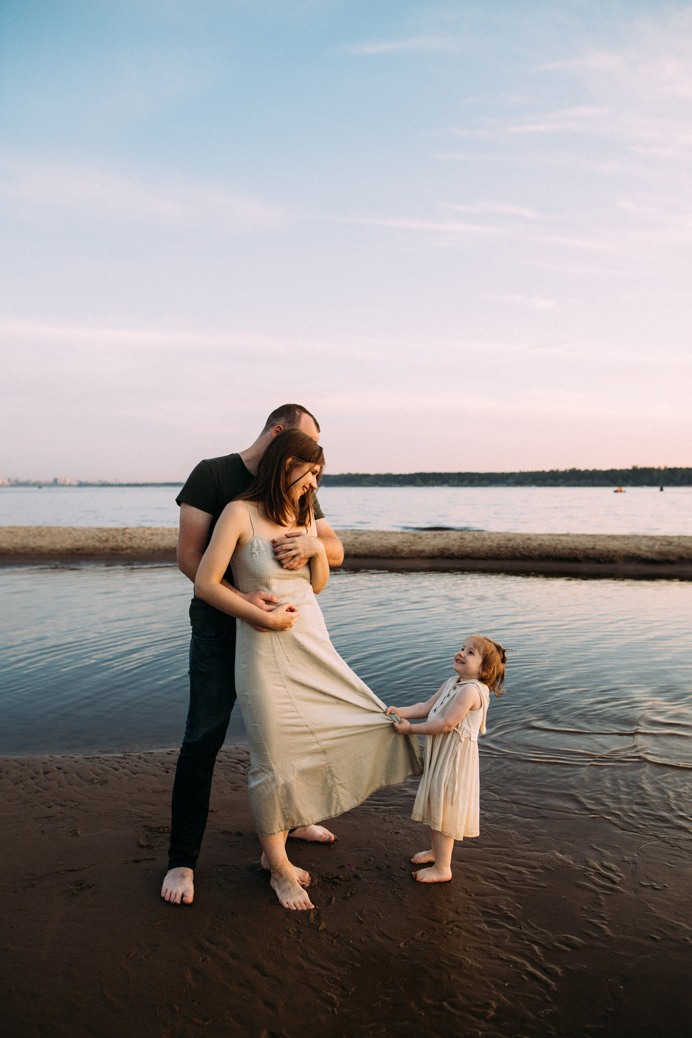 Таня, Гриша, Полина. Фотограф Людмила Оюн