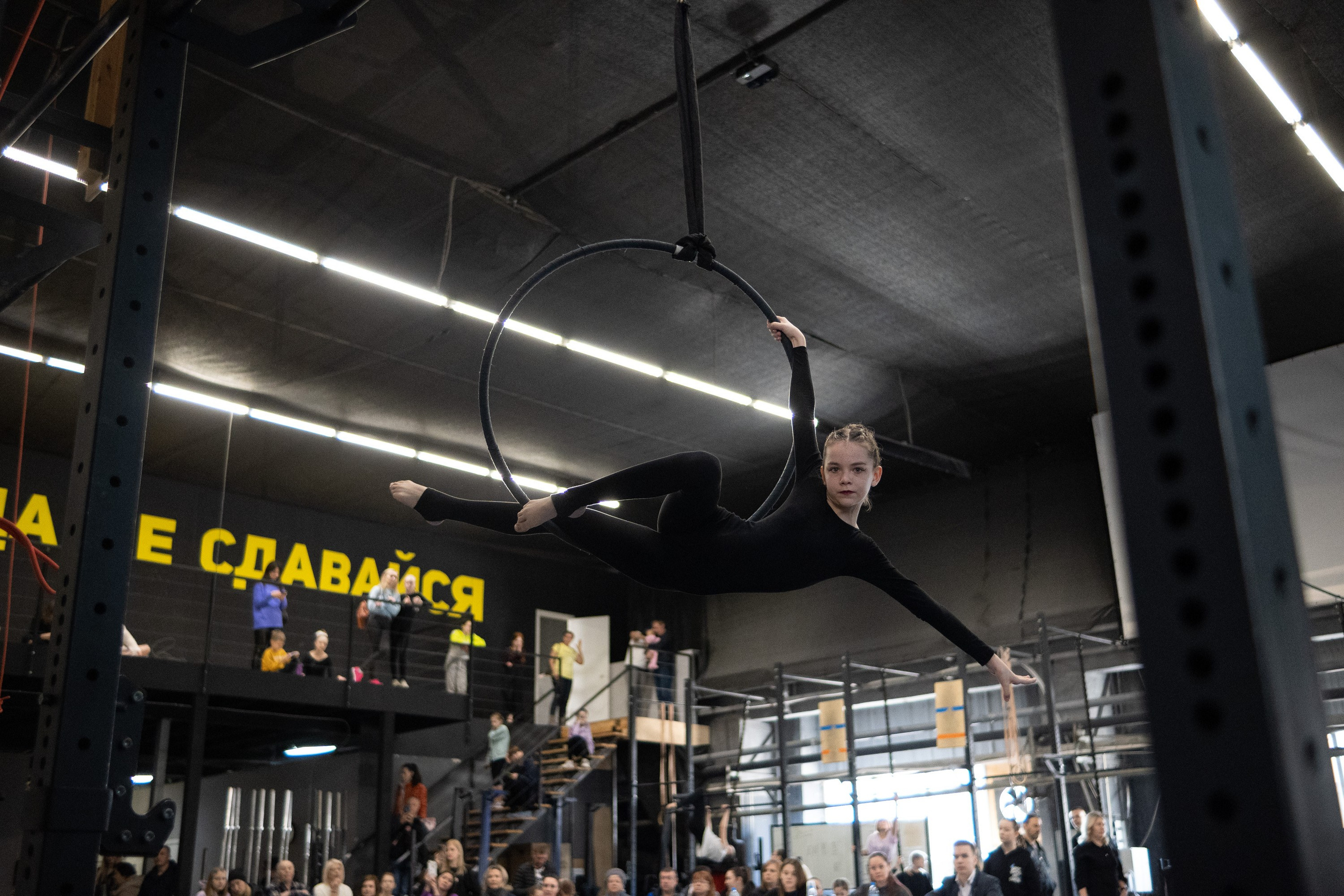 Внутриклубные соревнования по воздушной гимнастике 02.04.23