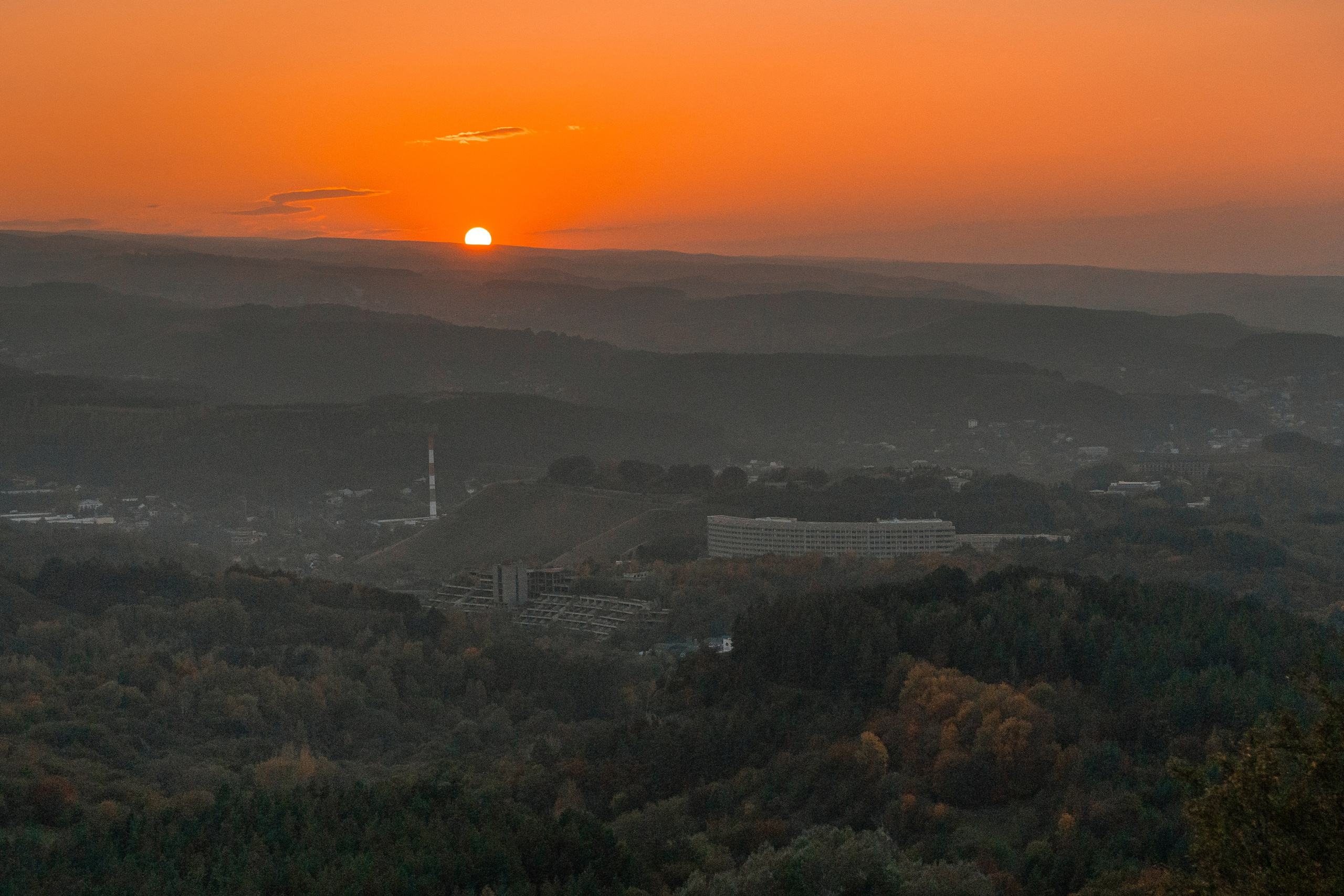 Кисловодский национальный парк, закат