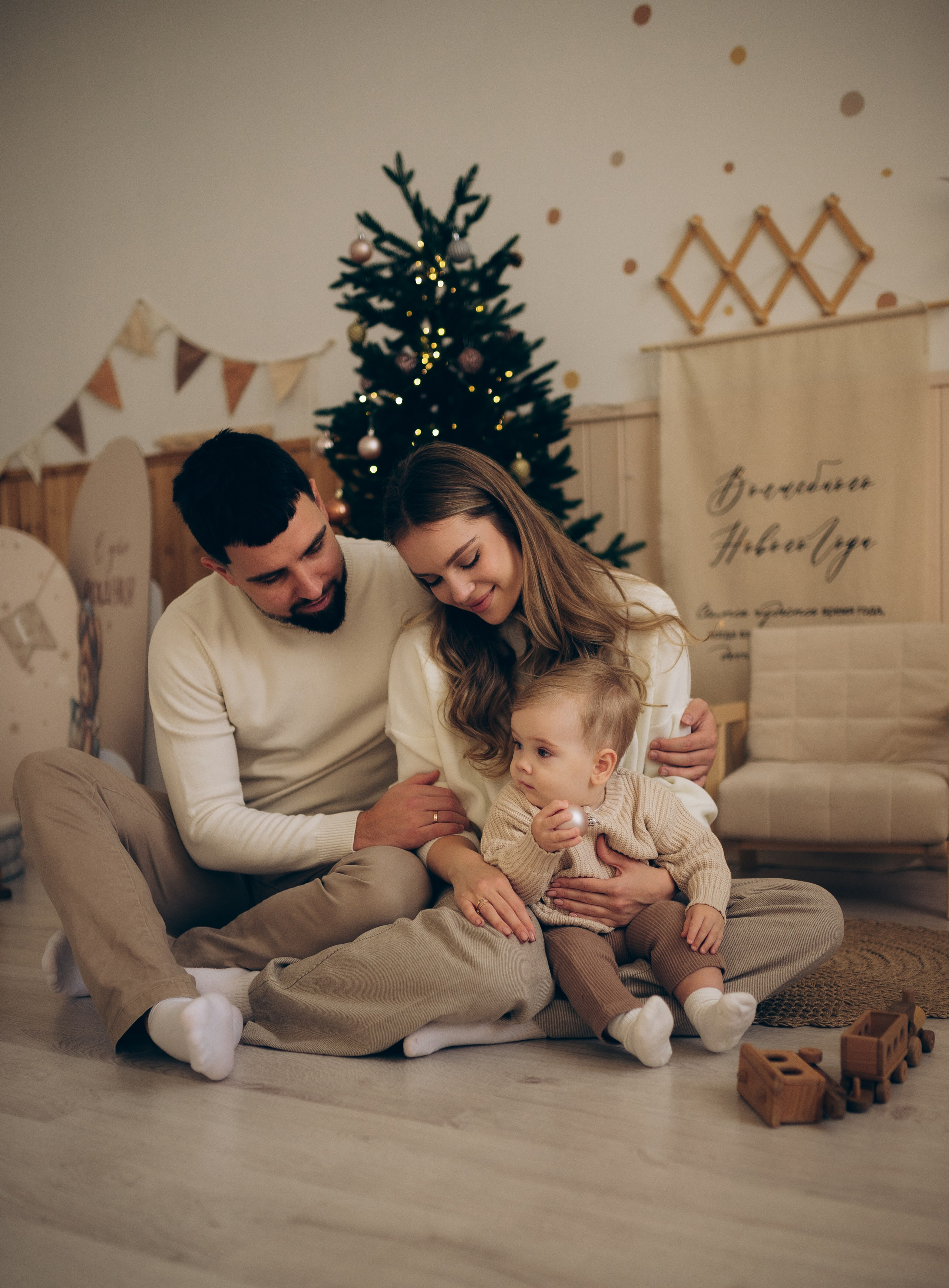 Новогодняя уютная история. Семейный и детский фотограф в Щелково Алена Дробот