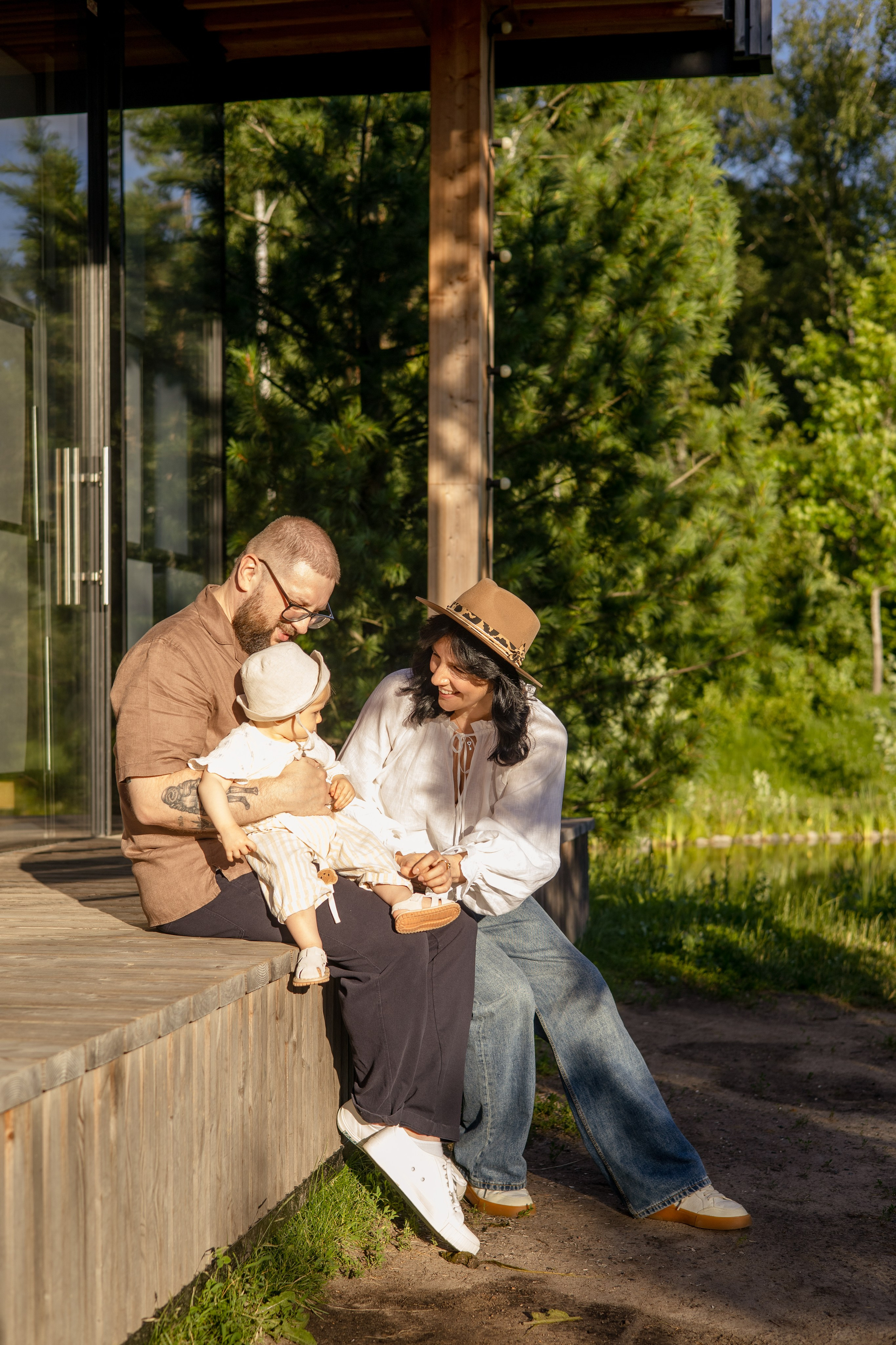 Семейные фотоистории на природе