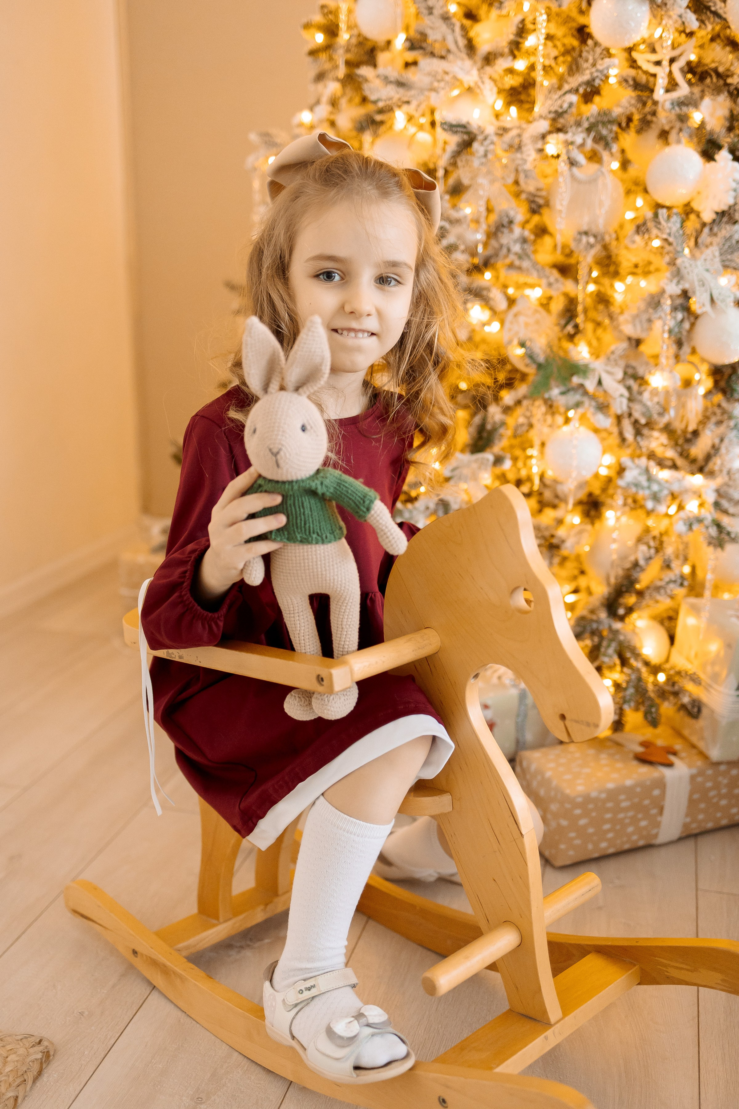 Новогрдняя семейная фотосессия с дочками. Семейный Фотограф в Москве Евгения Симоненко