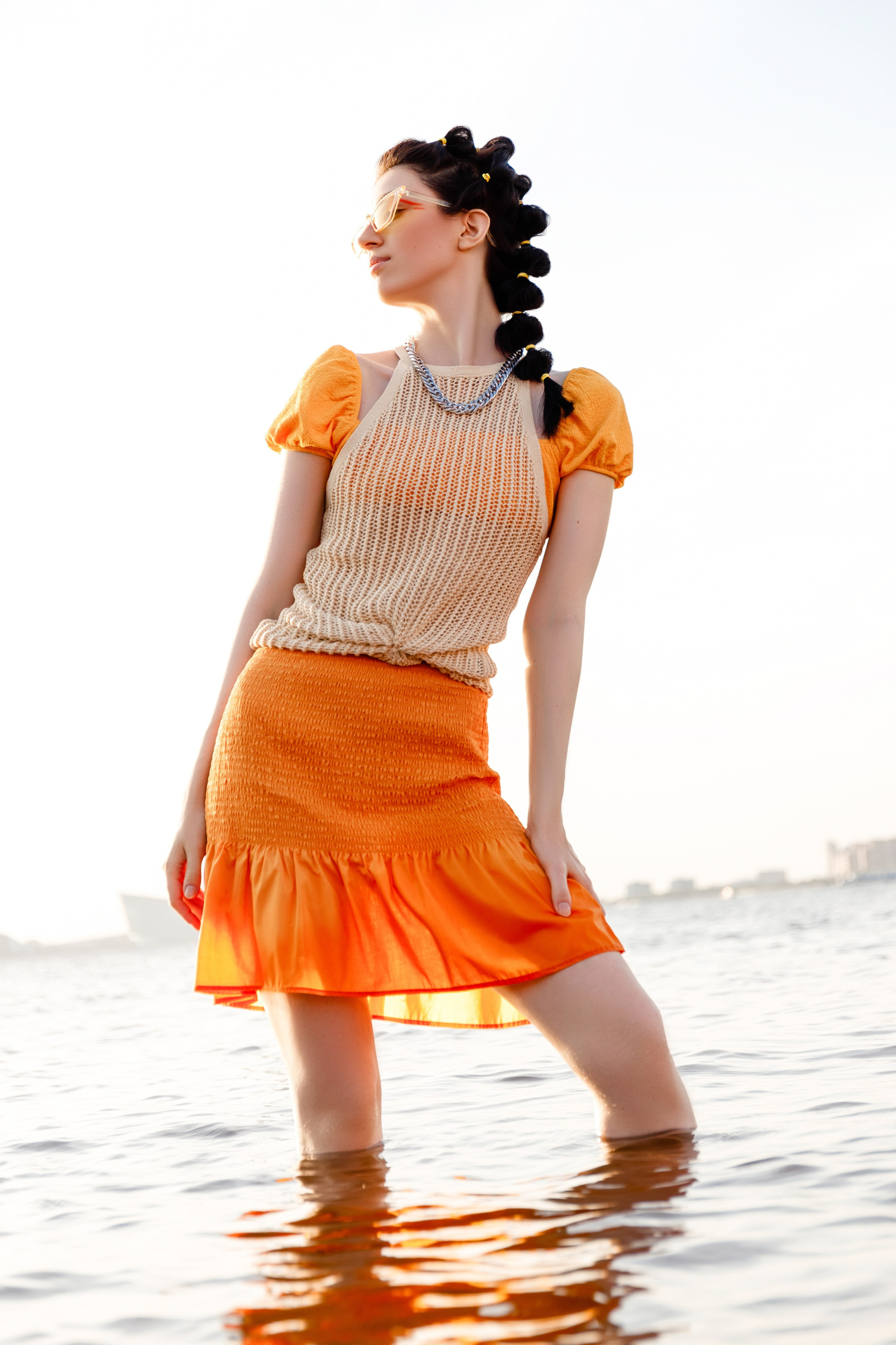 Летняя fashion-съёмка на заливе