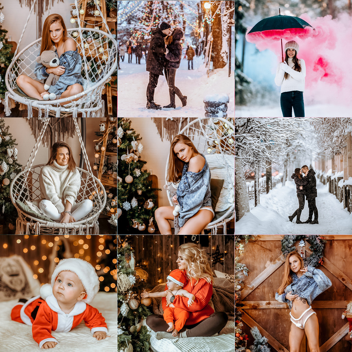 Рождественские пресеты. Фотограф — наставник Роман Чепурной