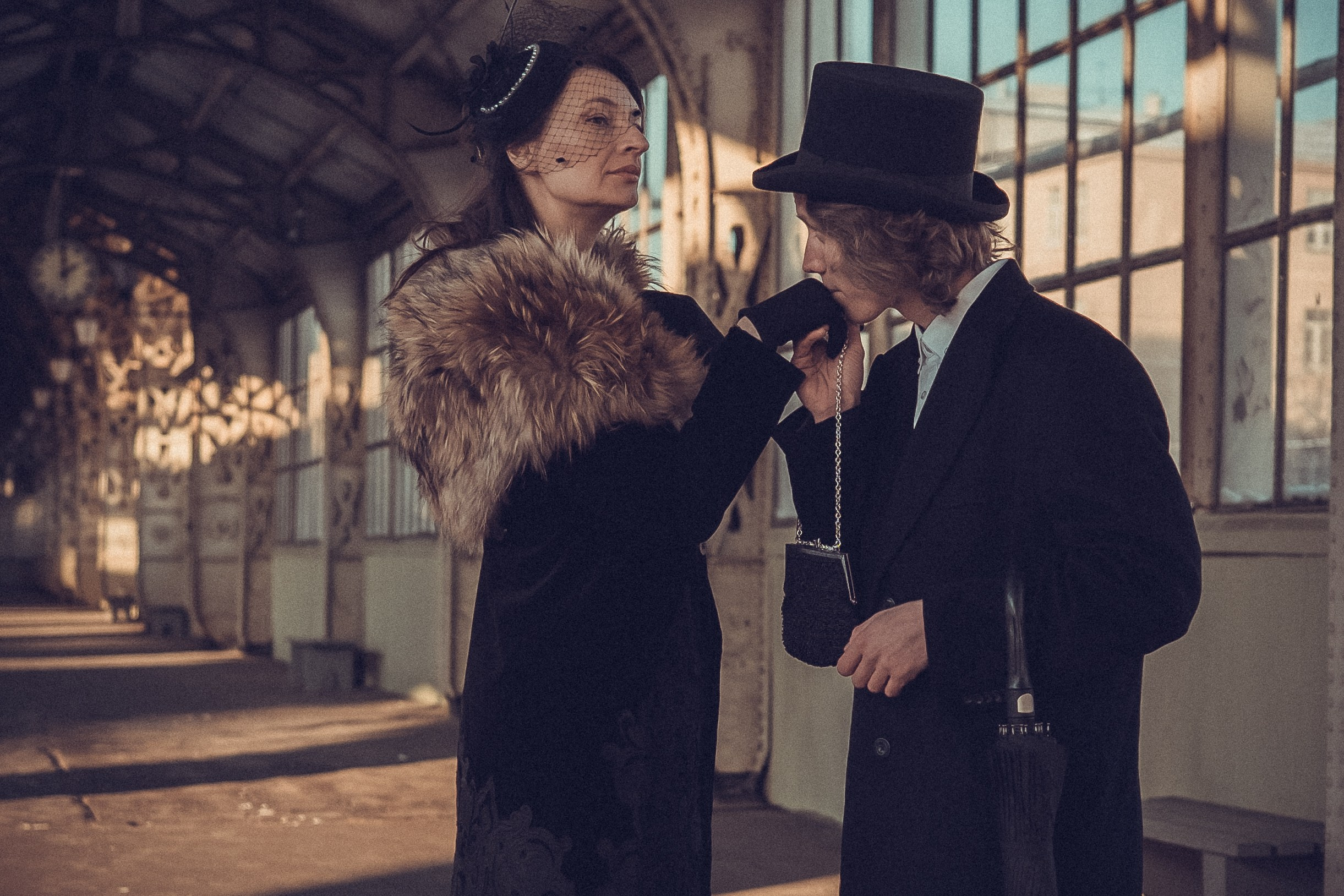 Ретро на Витебском вокзале. Professional photoartist in St. Petersburg (wedding, reportage, portrait, model book, love story) Alexander Shvedov