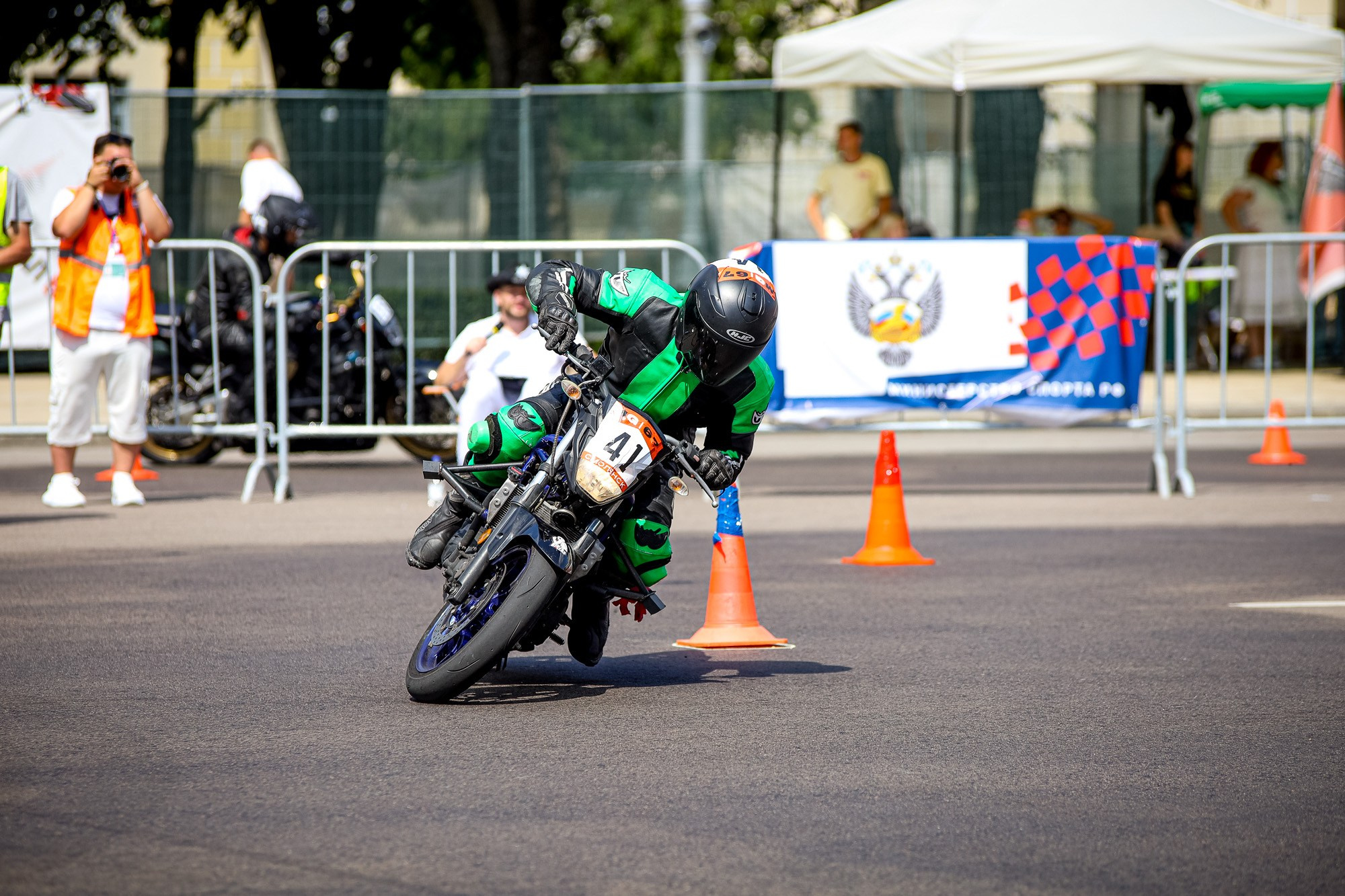 Кубок России по фигурному управлению мотоциклом. Спортивный фотограф Вадим Добедченков