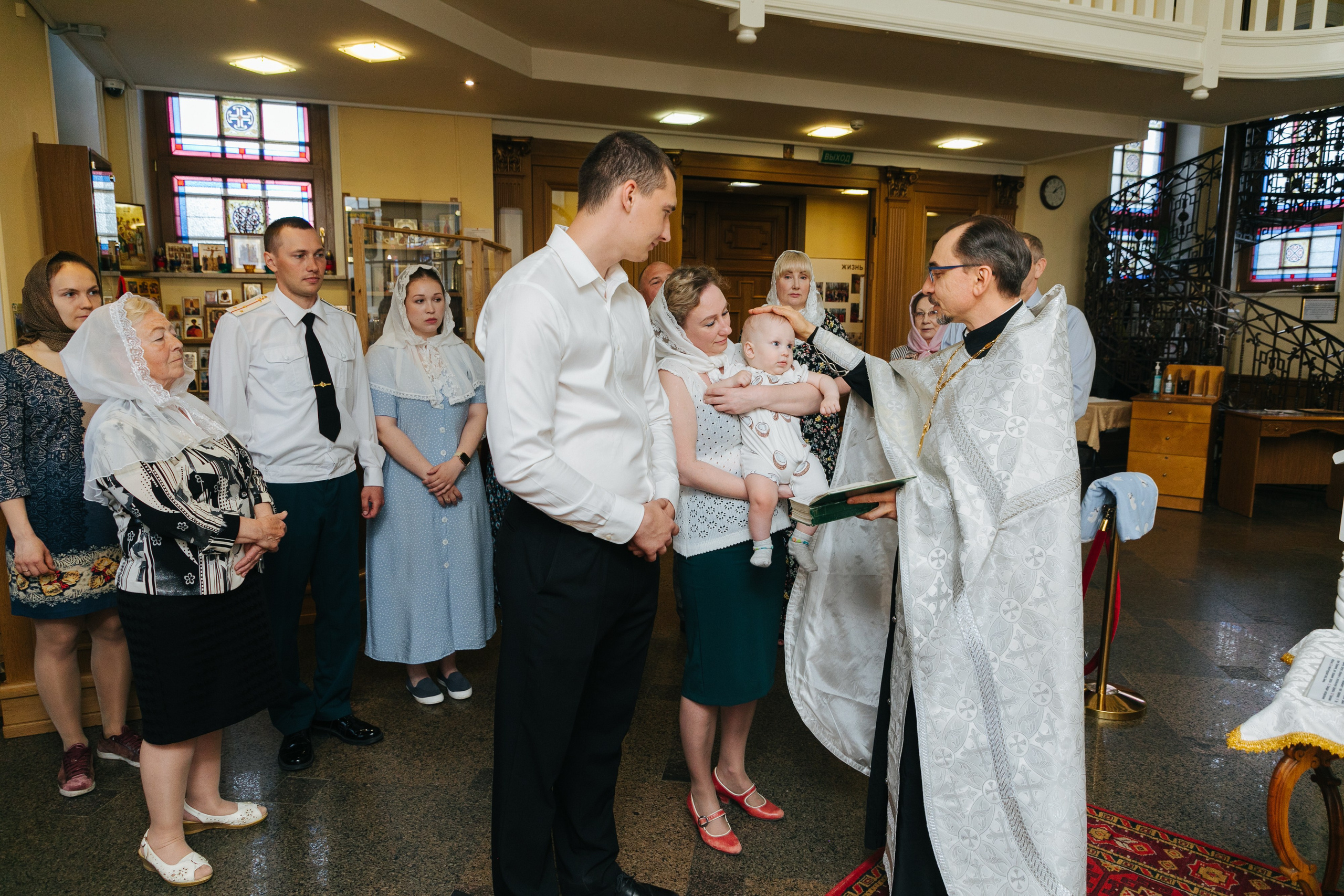 Крещение Храм всех святых в земле русской просиявших СПб. Фотограф на крещение в Санкт Петербурге