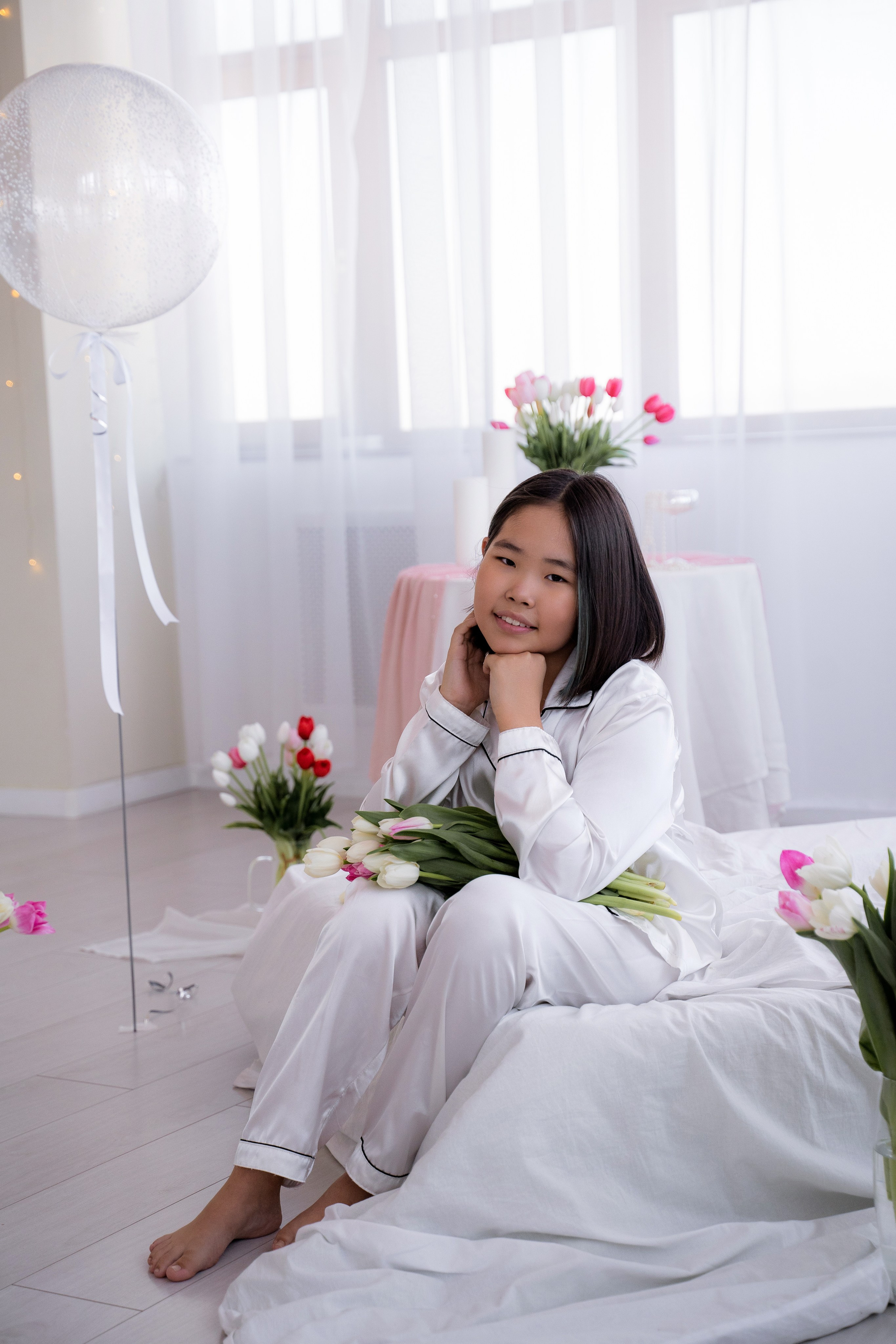 Тюльпановое настроение. Фотостудия Малина в городе Улан-Удэ. Фотограф Ирина Жарникова