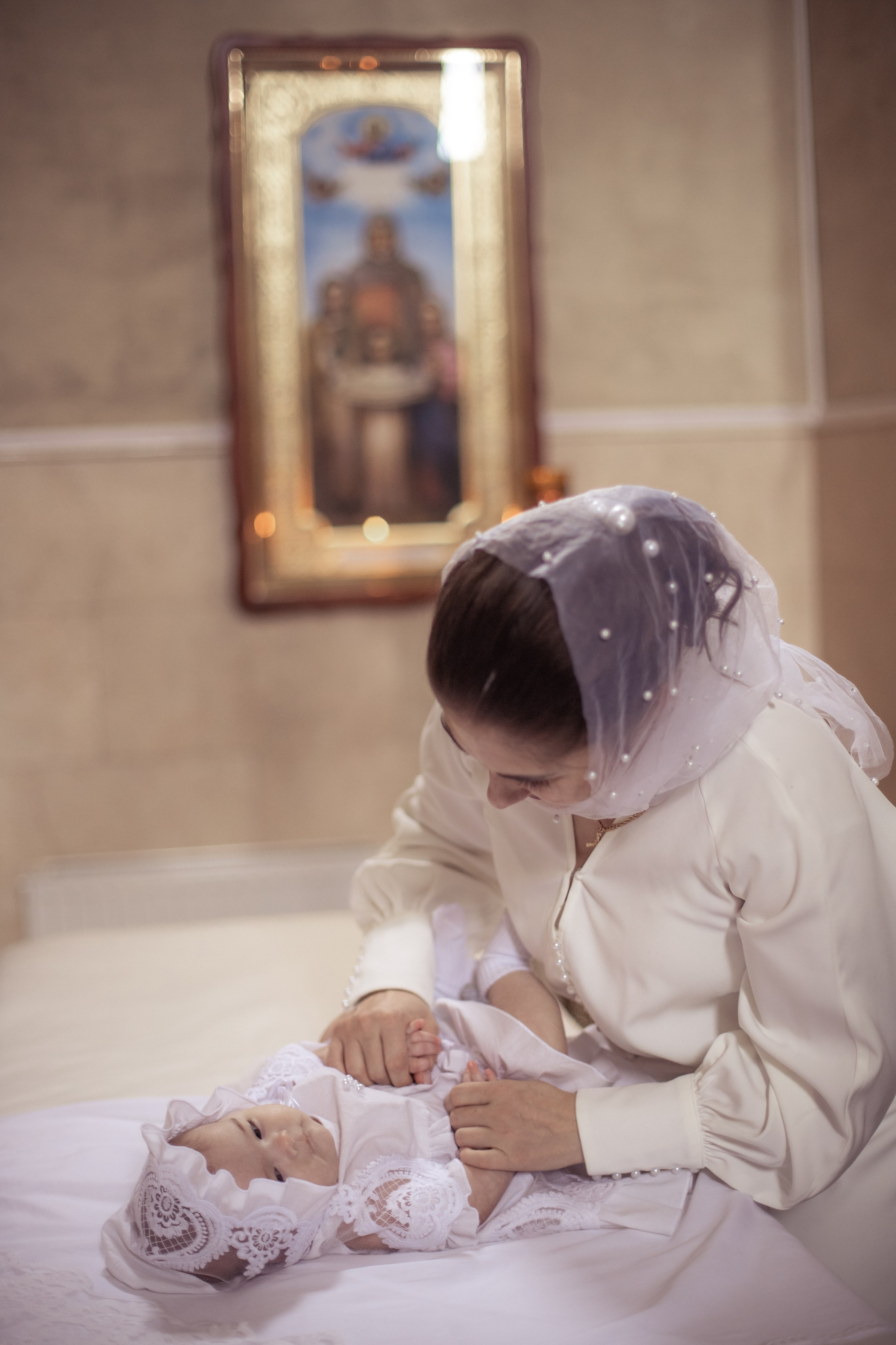 Таинство малышки Киры (храм Александра Невского п.Совхозный Славянск-на-Кубани). Фотограф в Северском районе| г. Краснодар Алена Заливчая