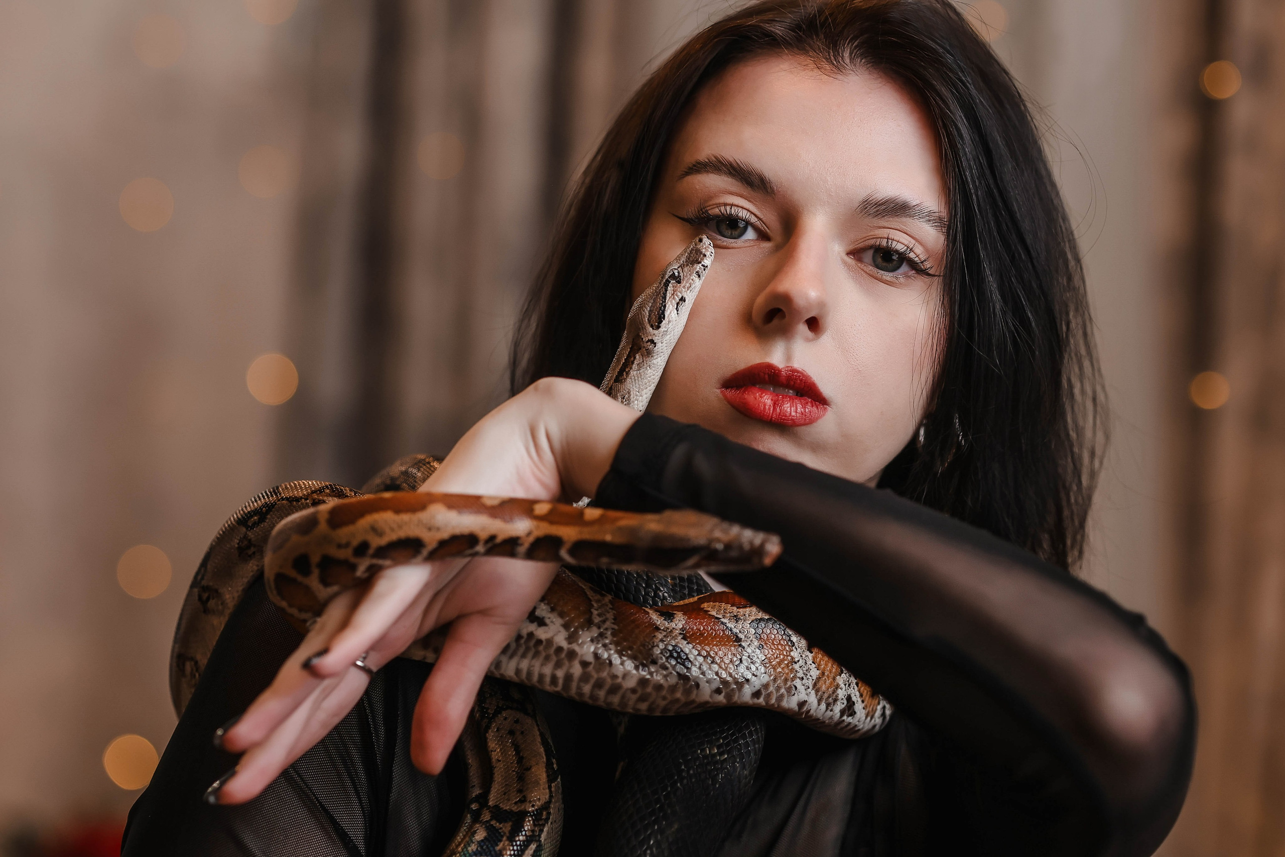 Лера и змеи. Фотограф в Липецке Ирина Козлова