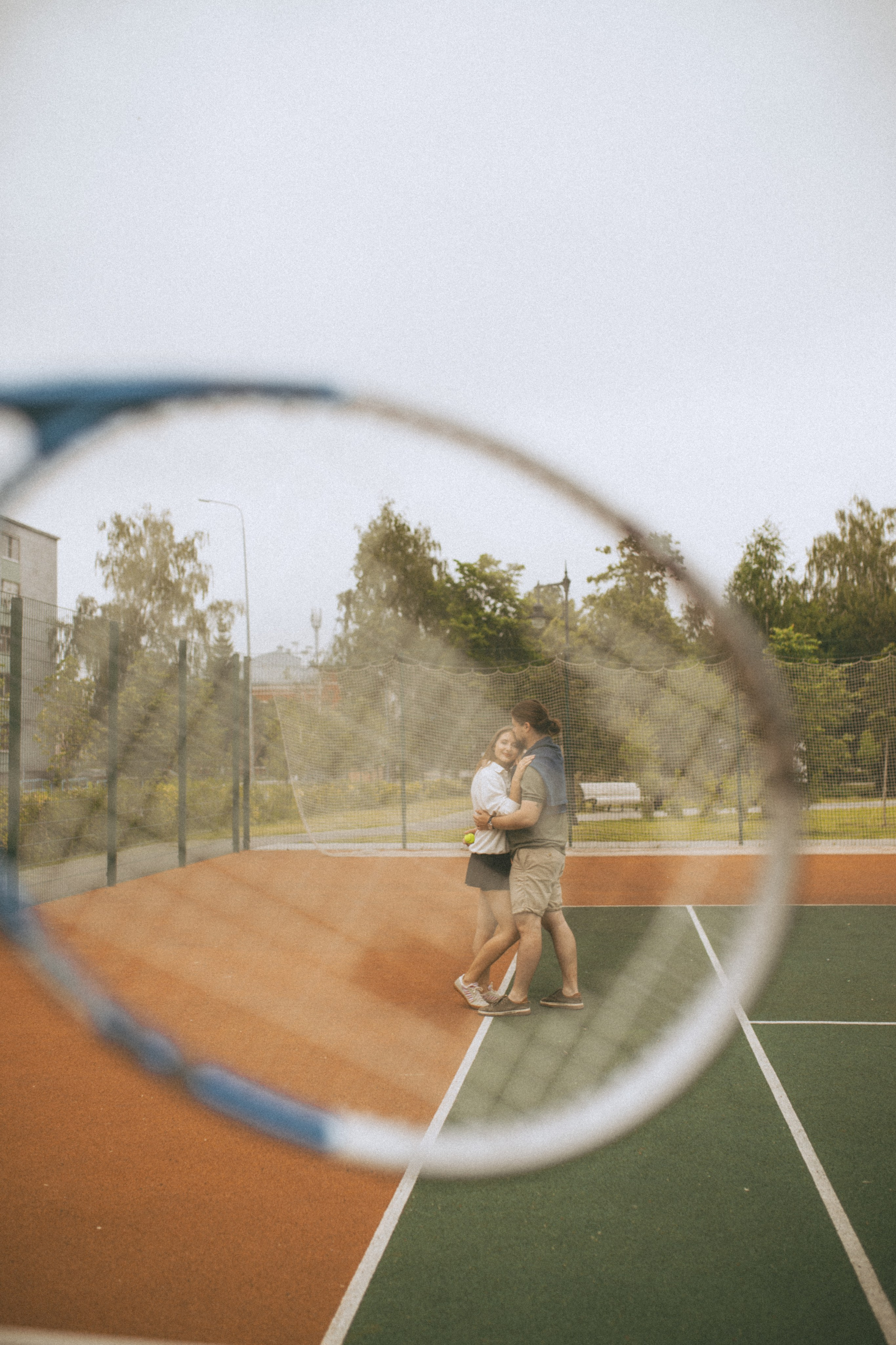 На корте. Свадебный фотограф Казань