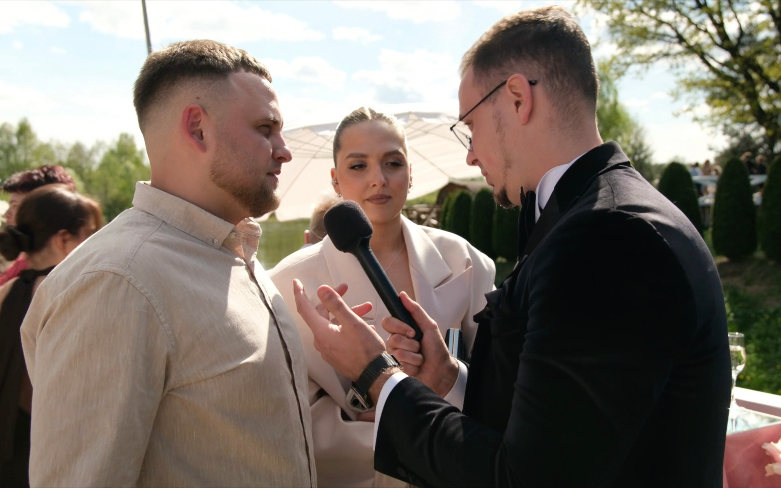Свадебное SDE интервью в Моринское. Репортажный видеограф Илья Сухоносиик