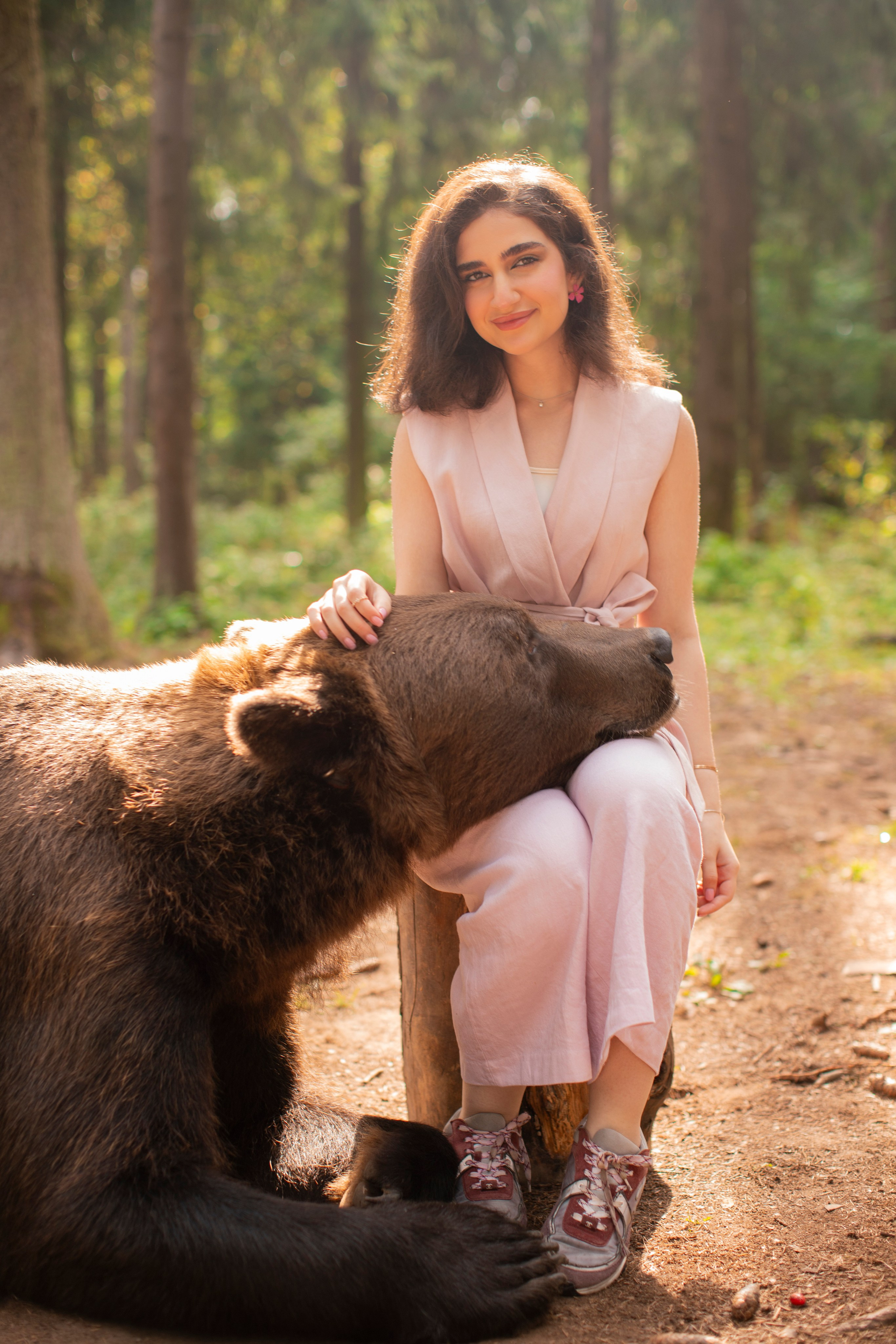 С медведем. Фотограф в Москве и в Московской области Сандра