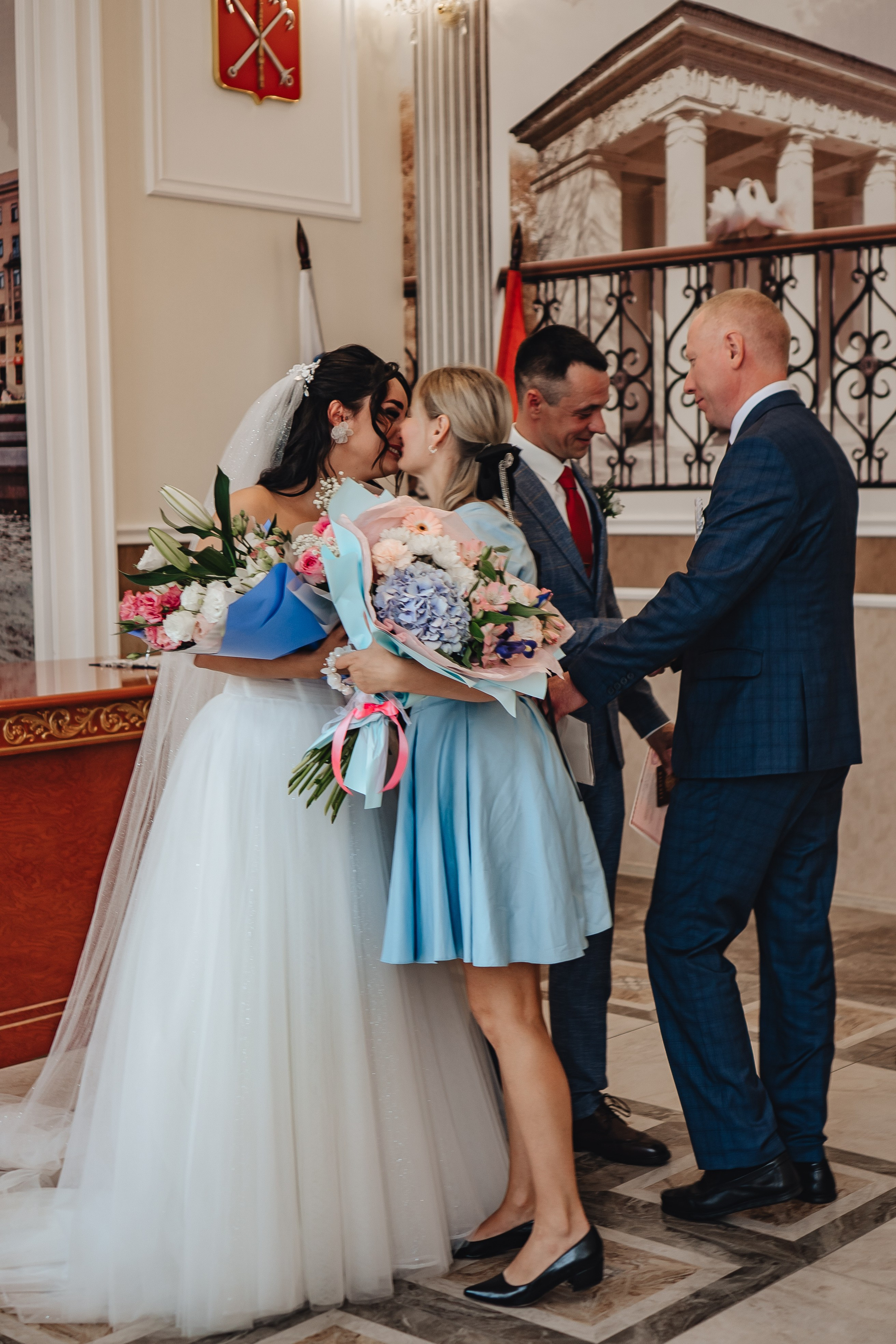 СВАДЕБНАЯ СЬЕМКА В ЗАГСЕ НА МОСКОВСКОМ ПРОСПЕКТЕ. Профессиональный фотограф, Санкт-Петербург — Виктория Богомолова