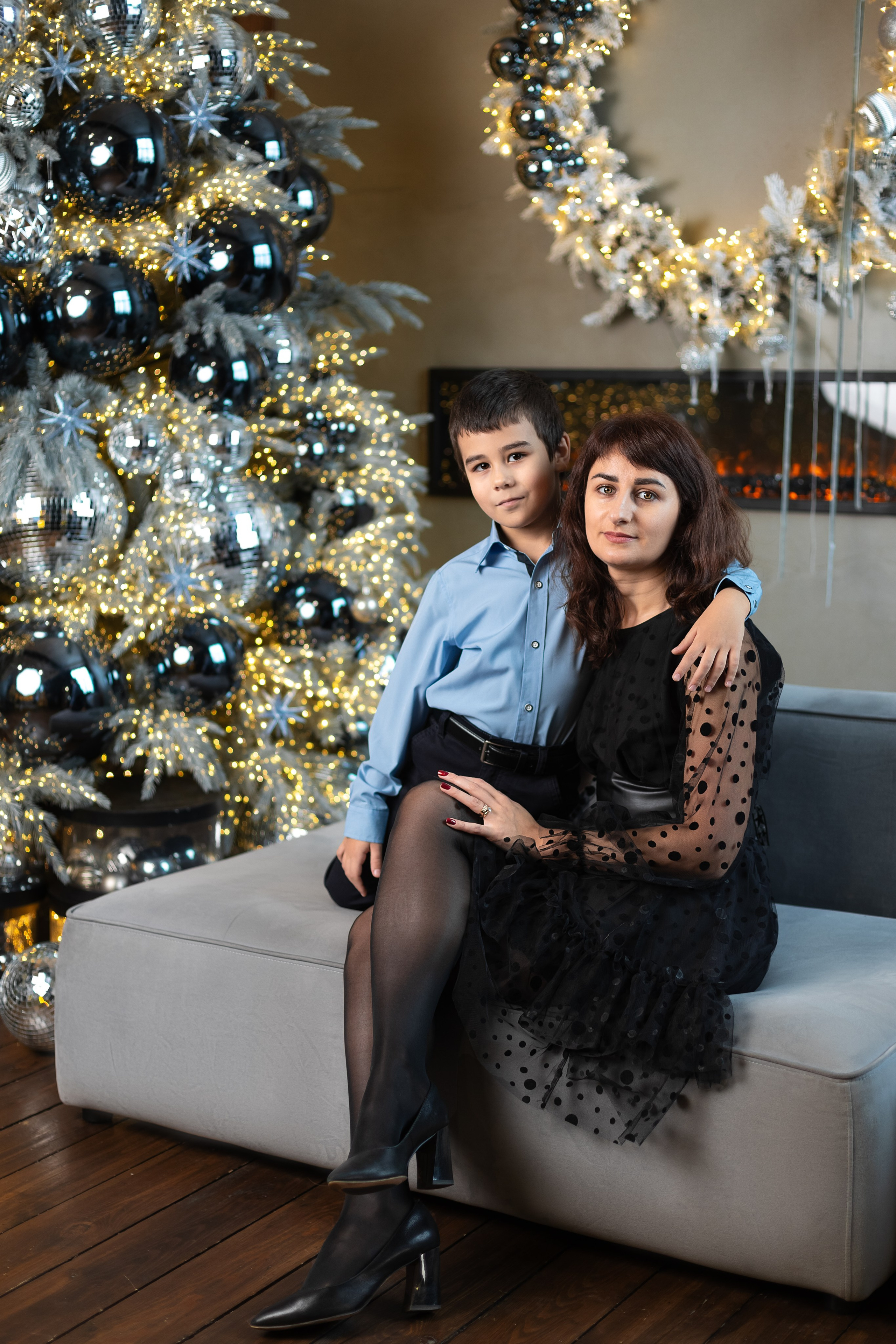 Новогодняя фотосессия 3 человека. Ирина Мезенцева | Женский и предметный фотограф | г. Омск