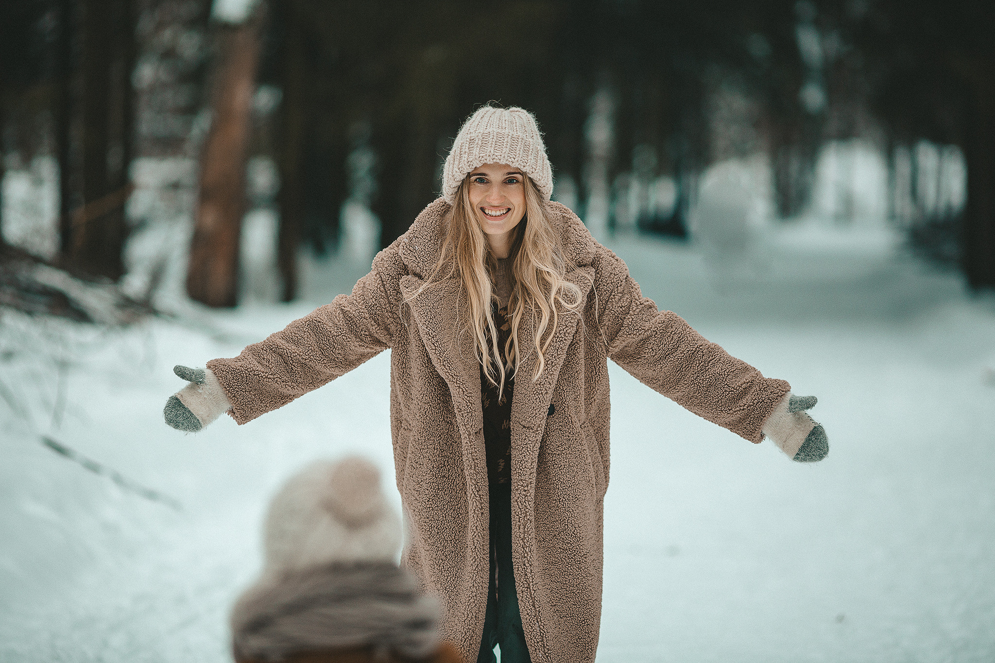 Таня и Тоня в Ботаническом саду. Семейный фотограф в Москве Марина Петра