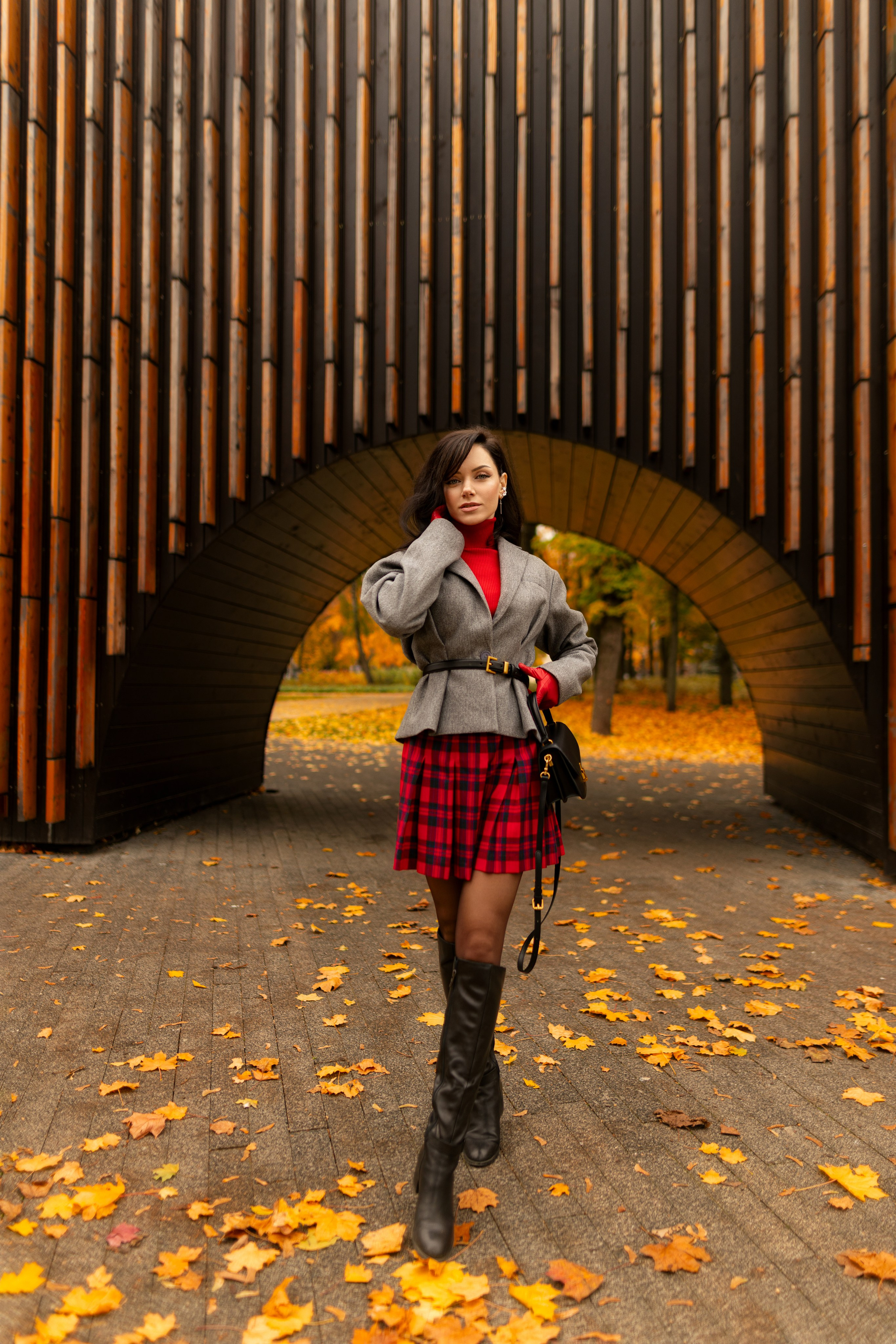 Фотосет с Екатериной в парке на осеннюю тему для «себя»