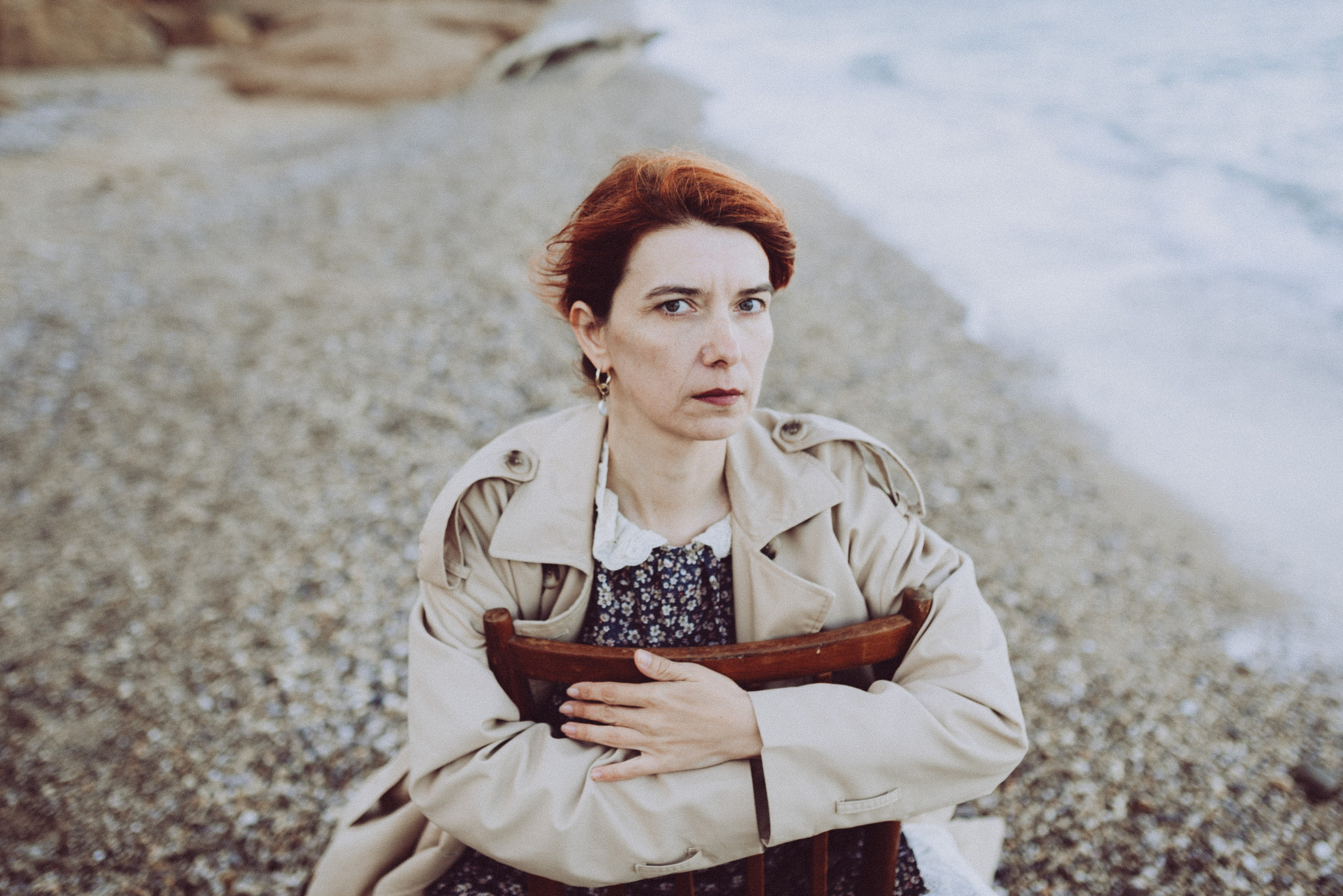 Фототерапия. Лена на пляже