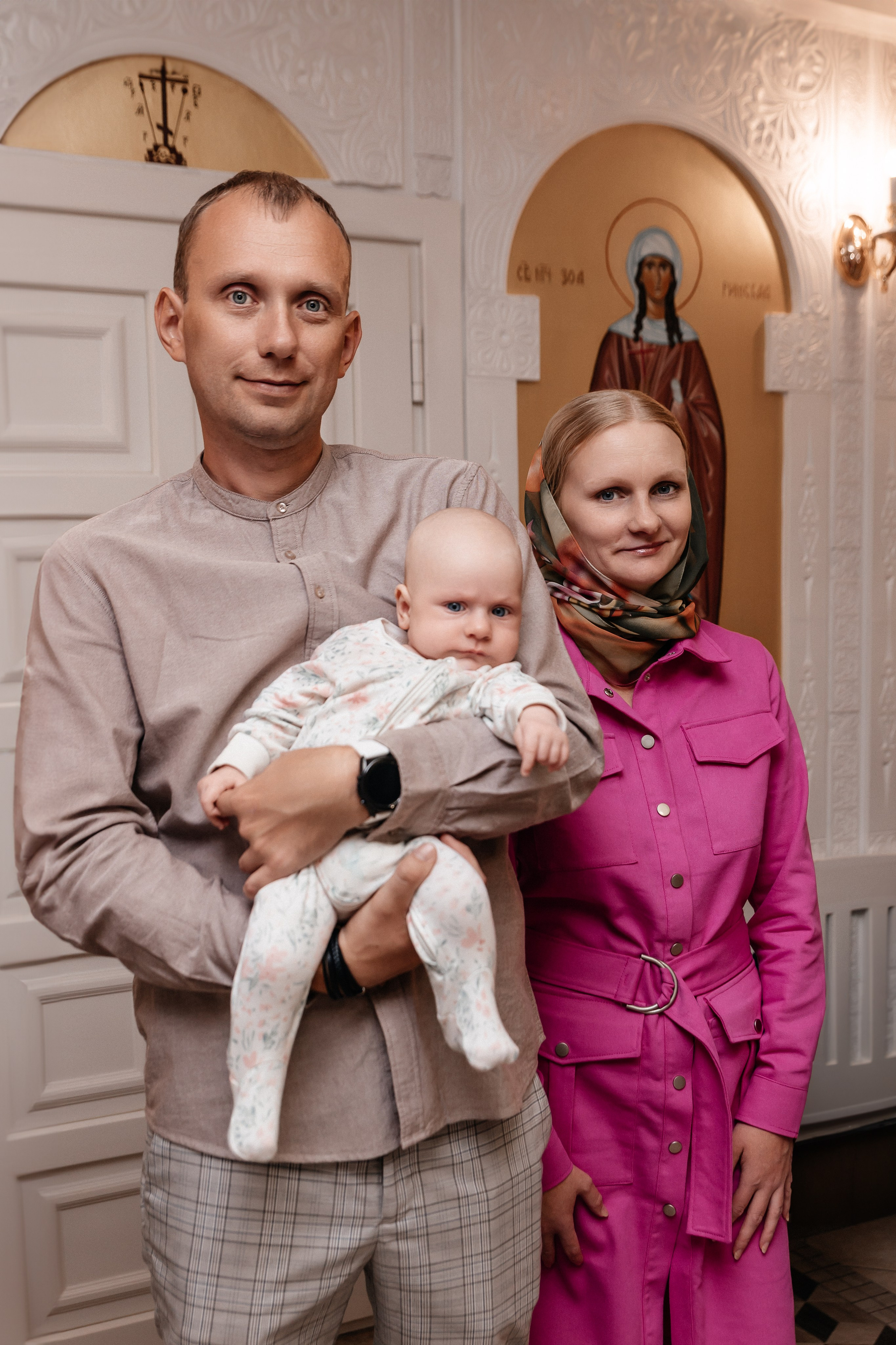 Крещение Варвары. Семейный фотограф Минск Усова Ольга