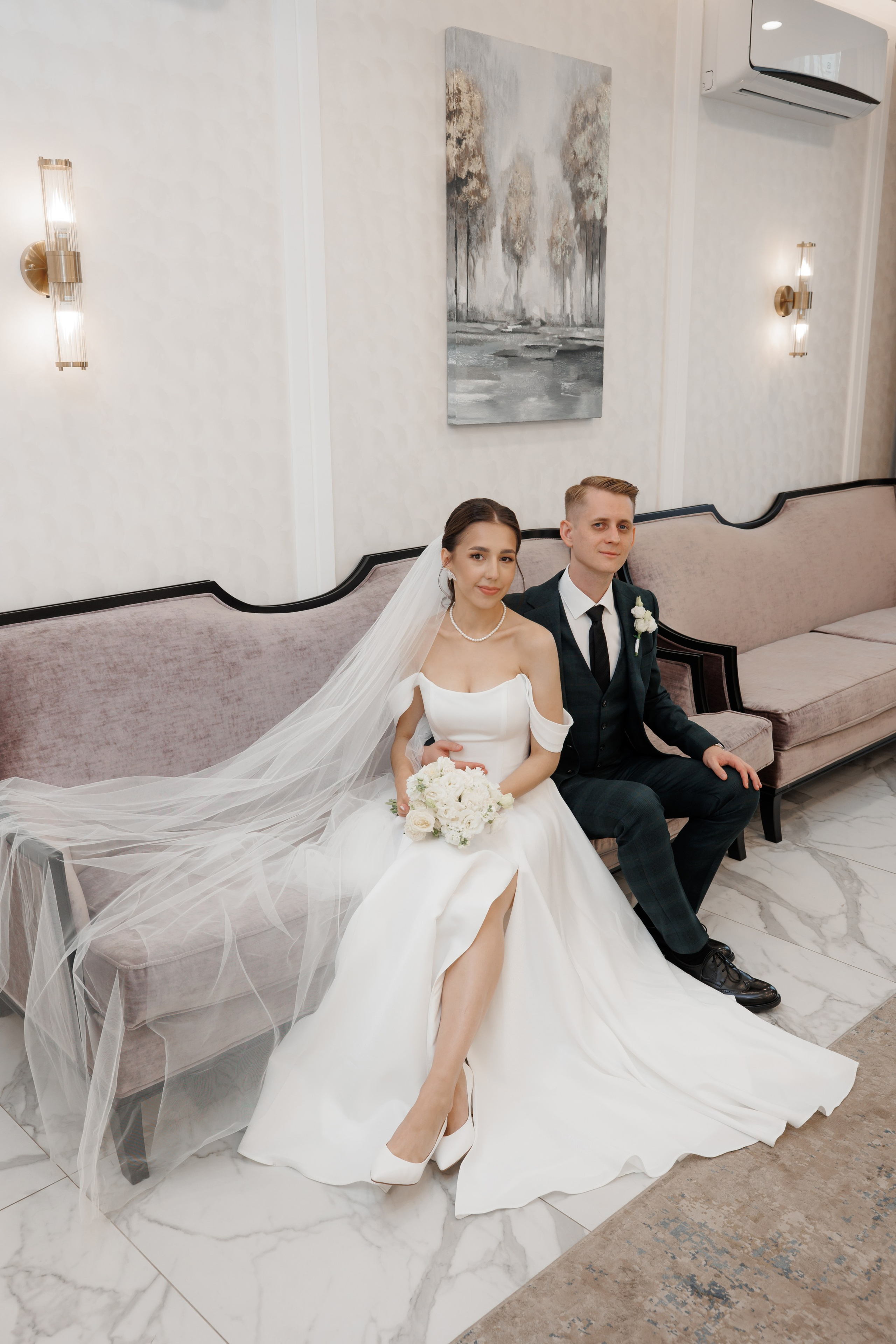 Регистрация в отеле Fish Point, ЗАГС Бутово, прогулка в Остафьево. Свадебный и репортажный фотограф (Москва, Королев и другие)