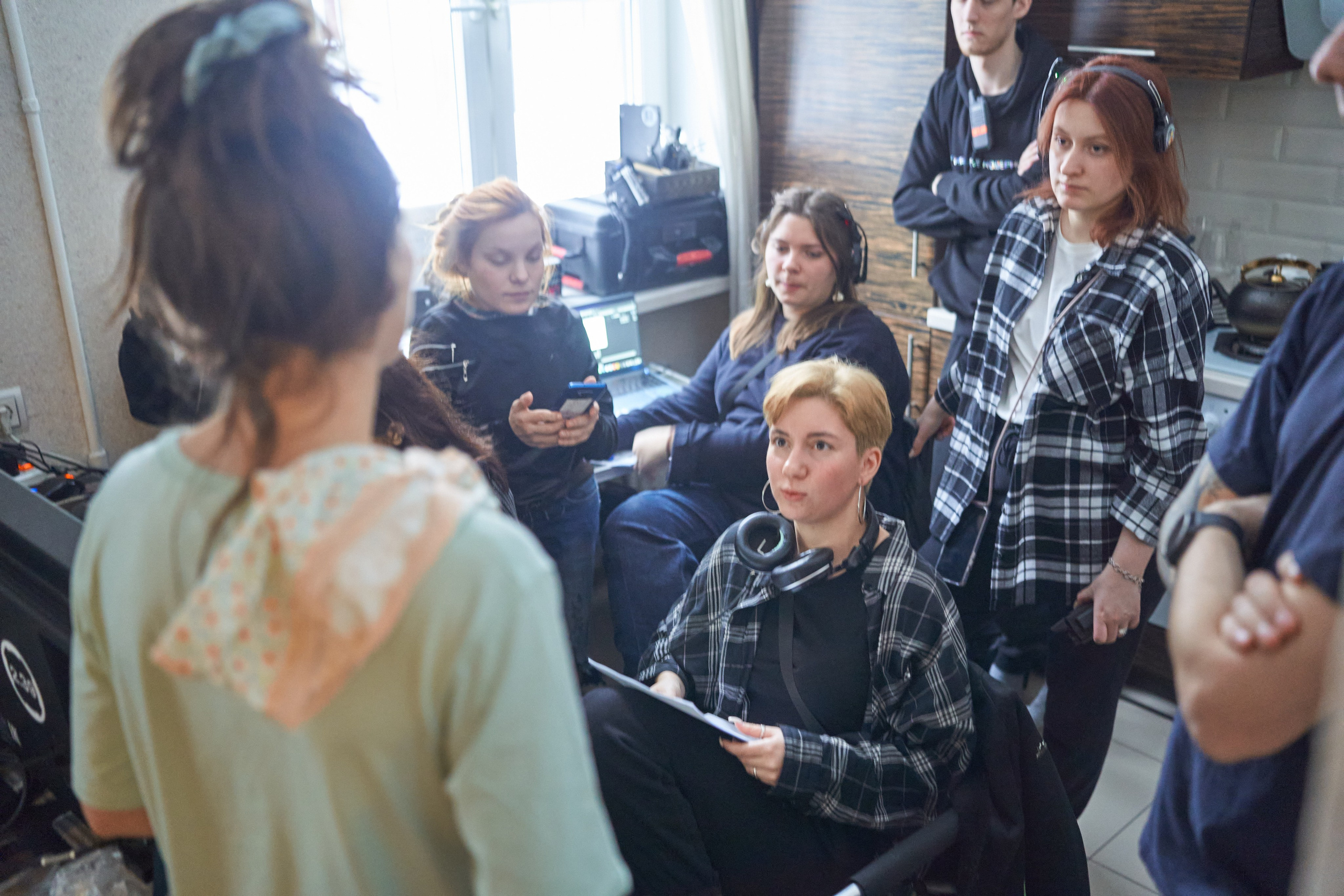 Закулисье (бэкстейдж). Фотограф Петр Анисимов