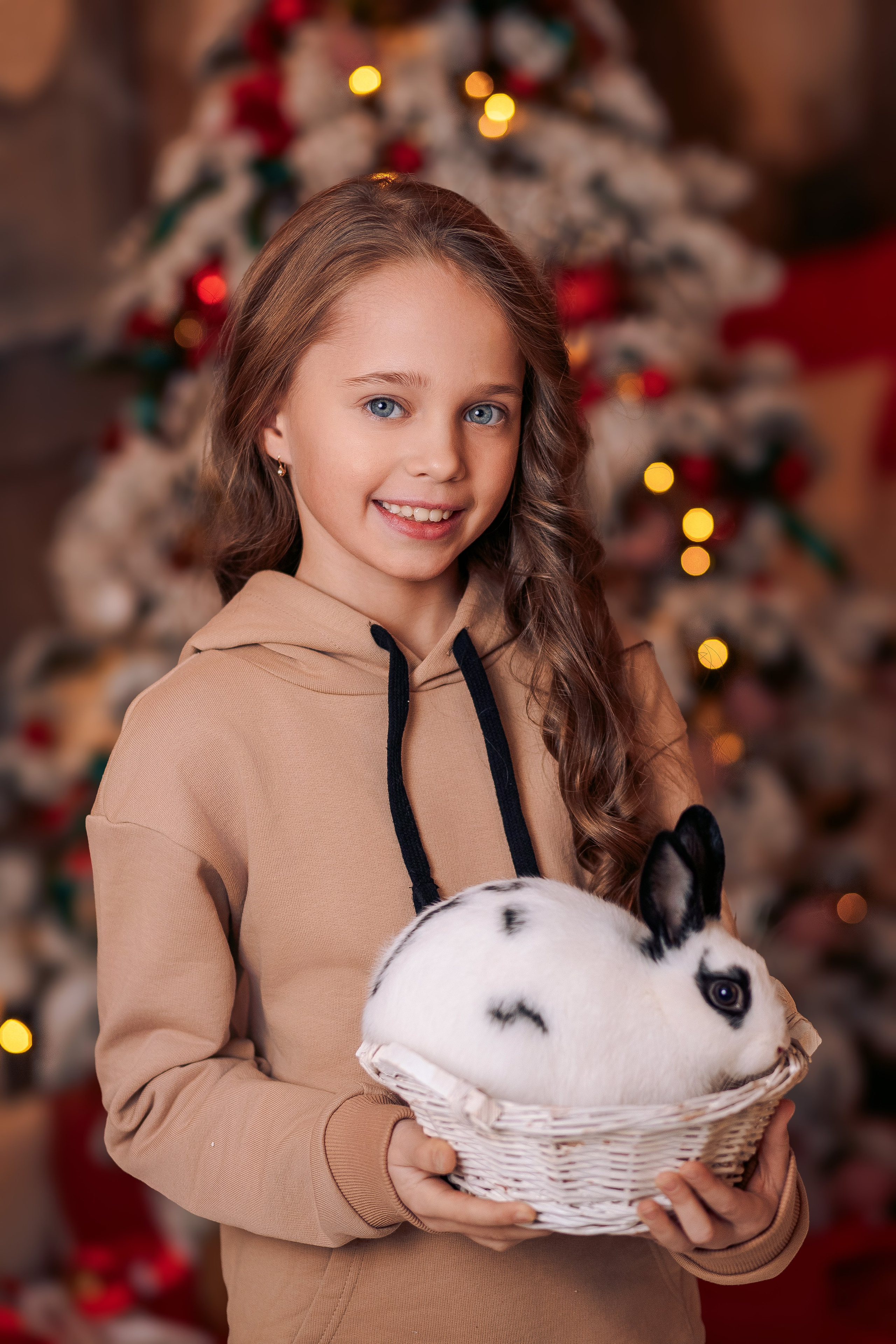 Новогодняя фотосессия фотодень спб с кроликами. Фотограф в Санкт-Петербурге, Анна Скворцова