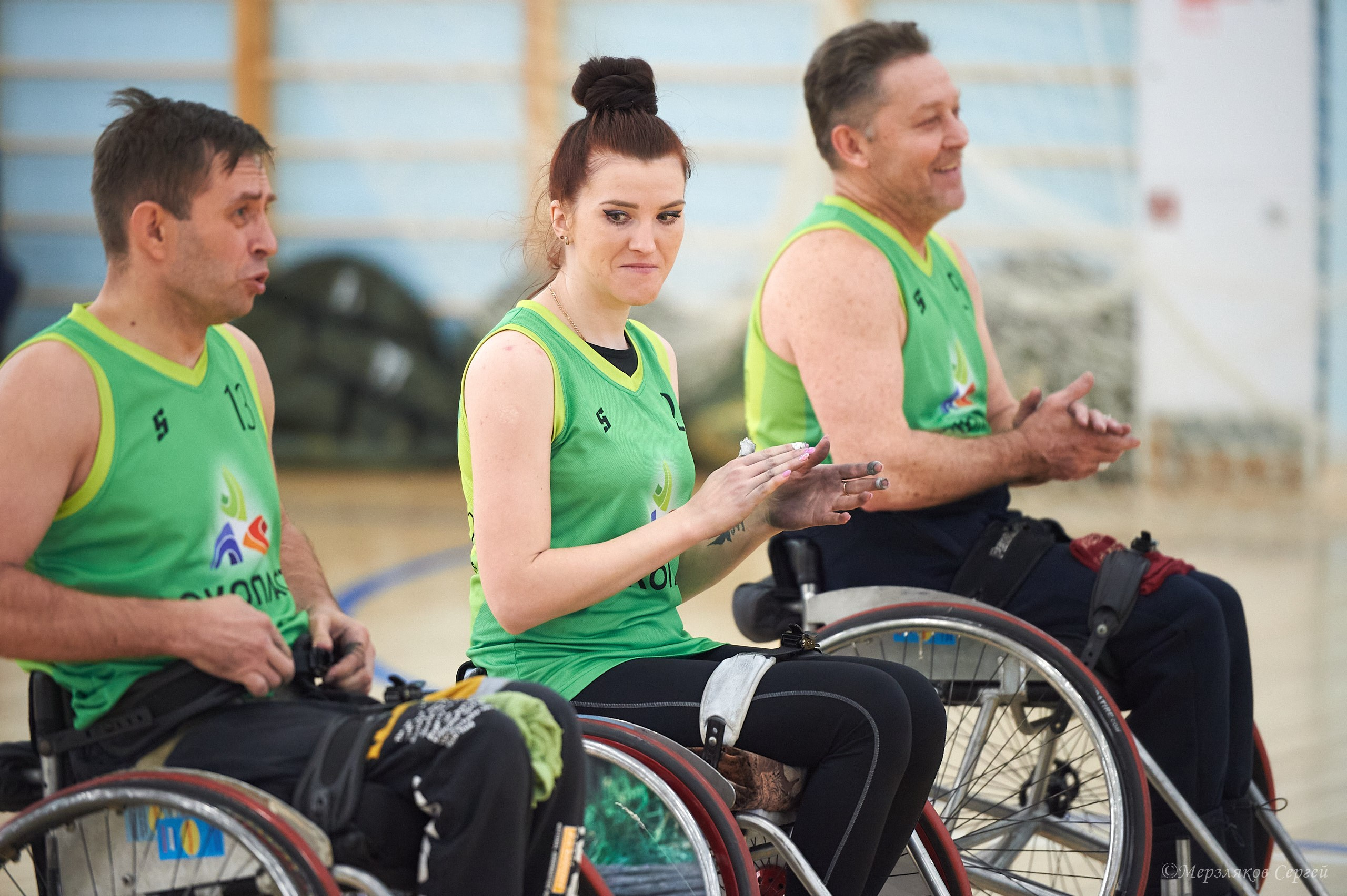 X традиционный Рождественский турнир по баскетболу на колясках. Ижевск. Спортивный репортажный фотограф в Ижевске Сергей Мерзляков