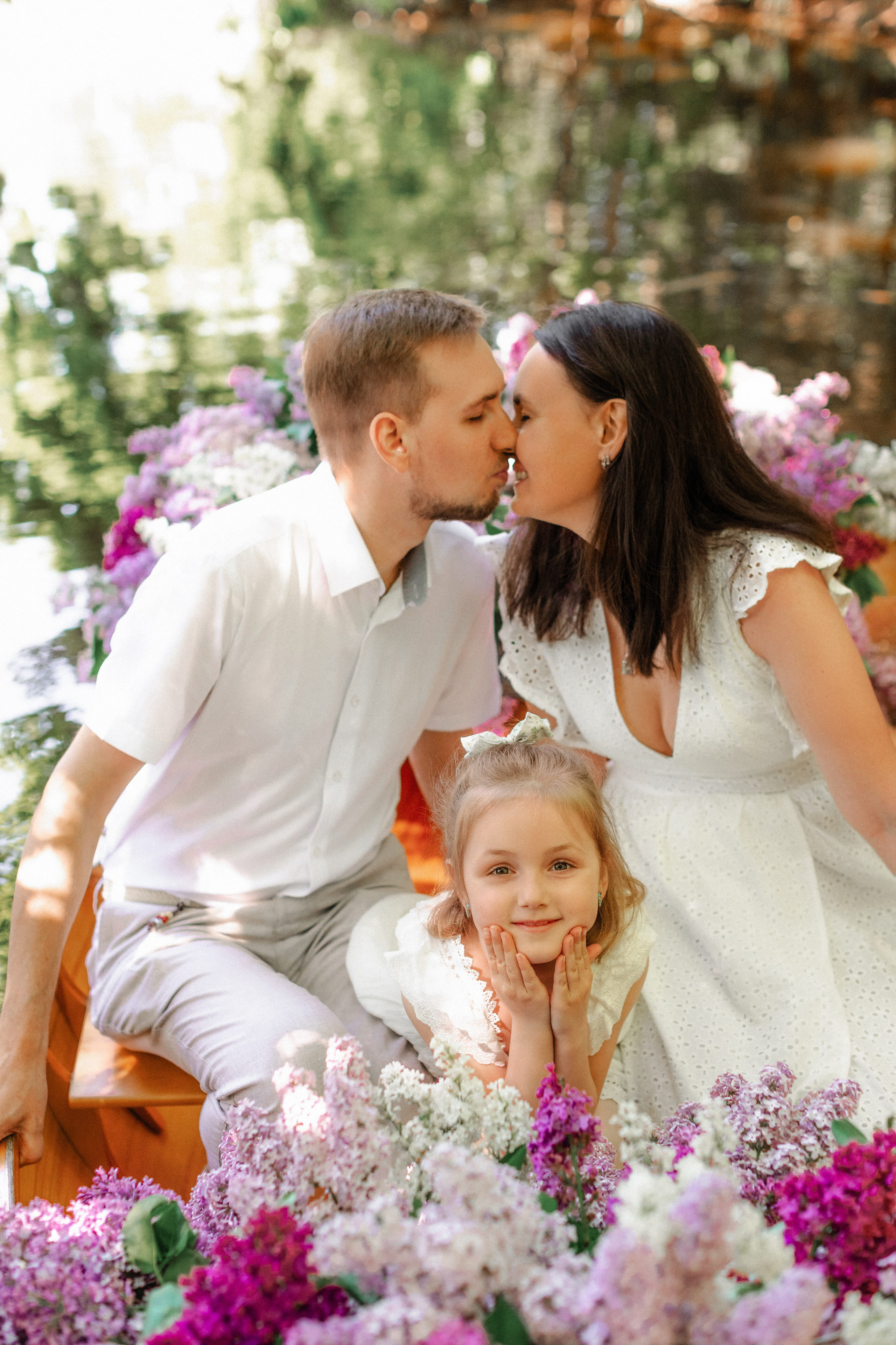 Утро в цветочной лодке. Фотограф в Москве Ольга Сатони