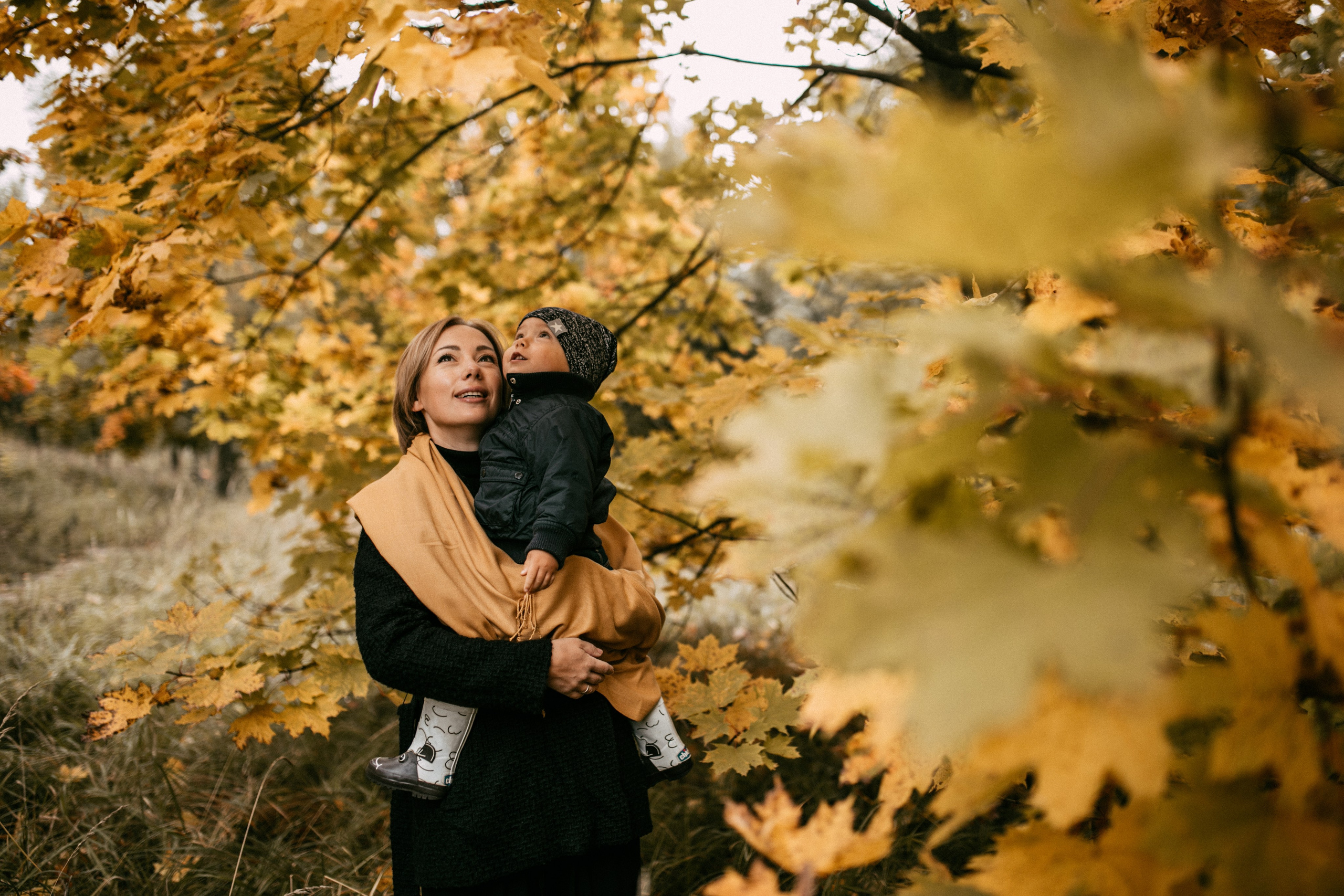 Осенняя семейная фотосъемка. Фотограф Лебедева Наталья
