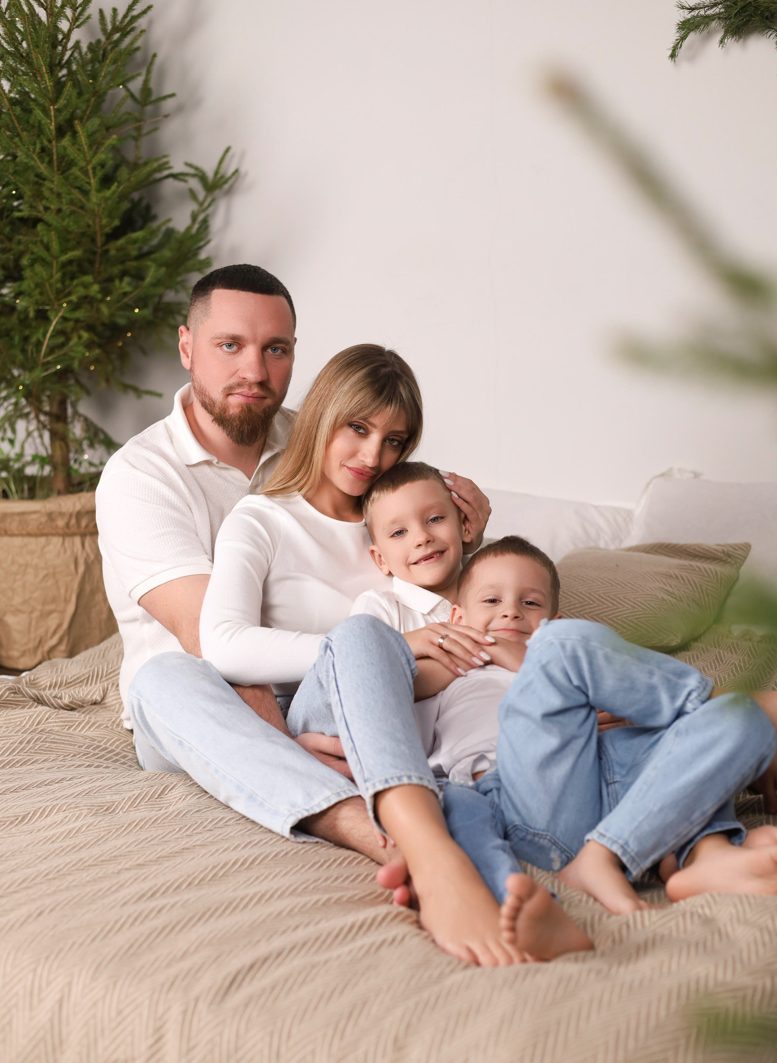 Семейная. Ольга и Сергей. (4 человека). Фотограф Марина Кот