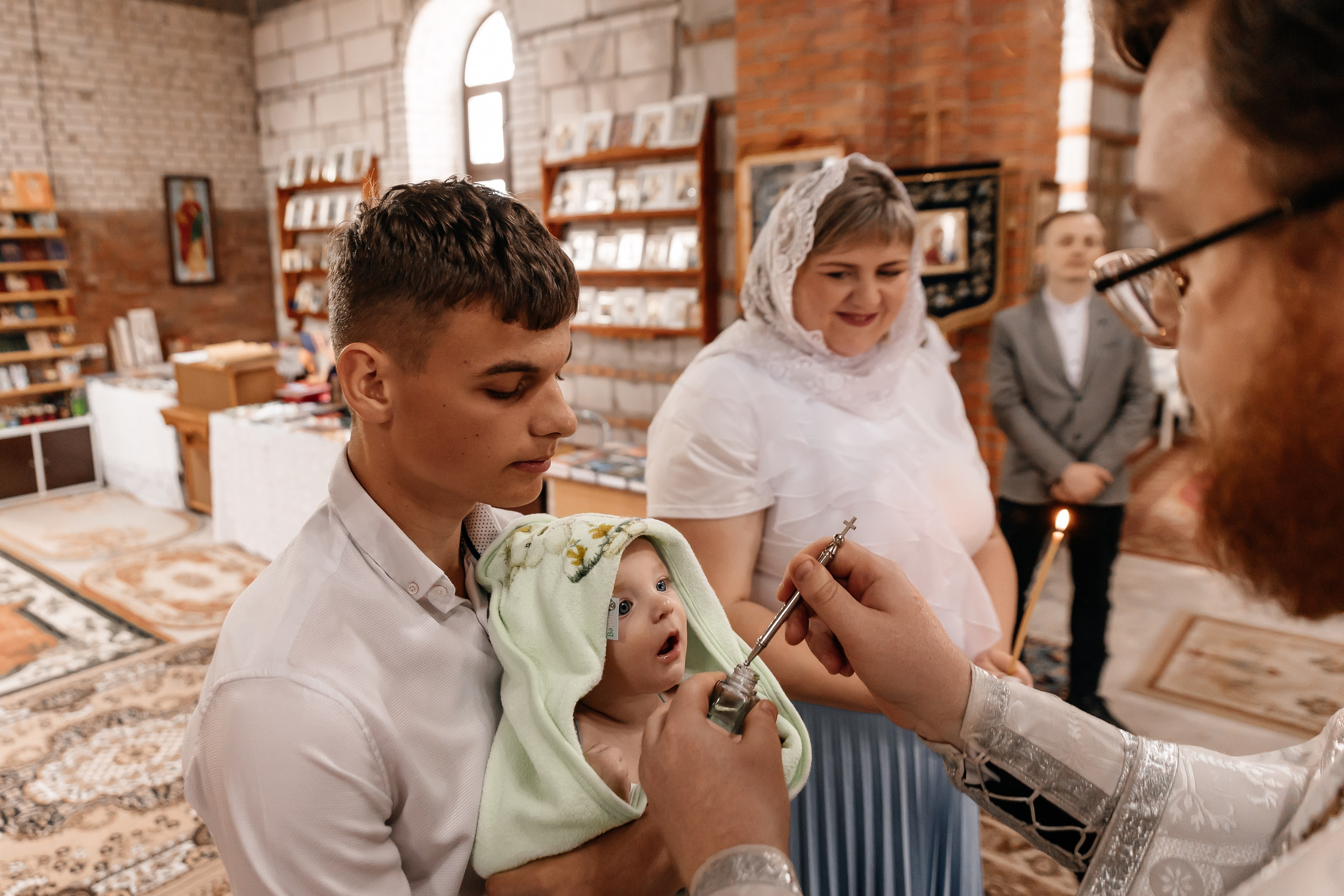 Крещение Максима. Семейный фотограф Минск Усова Ольга