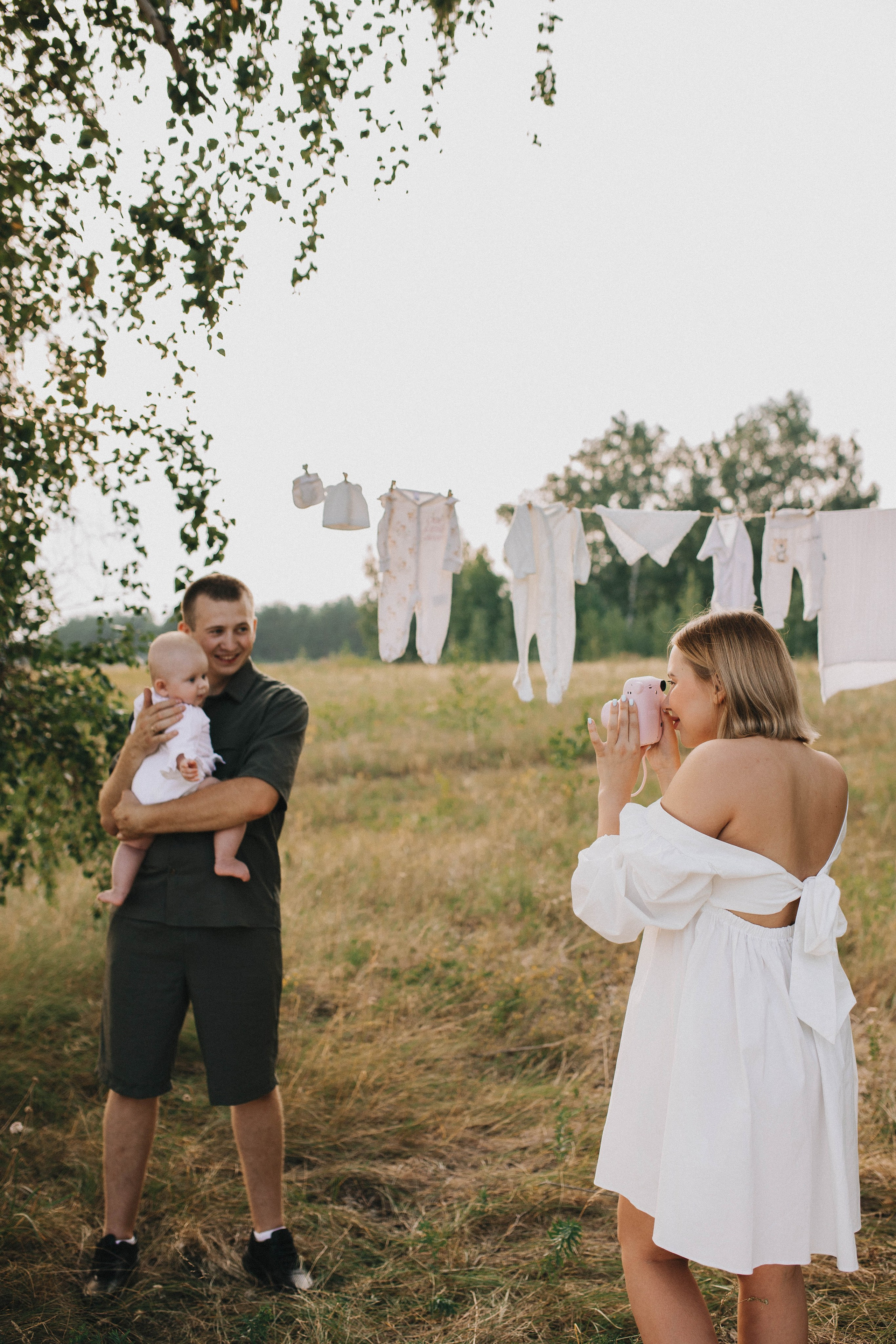Семейный вечер в деревне. Свадебный фотограф Новосибирск
