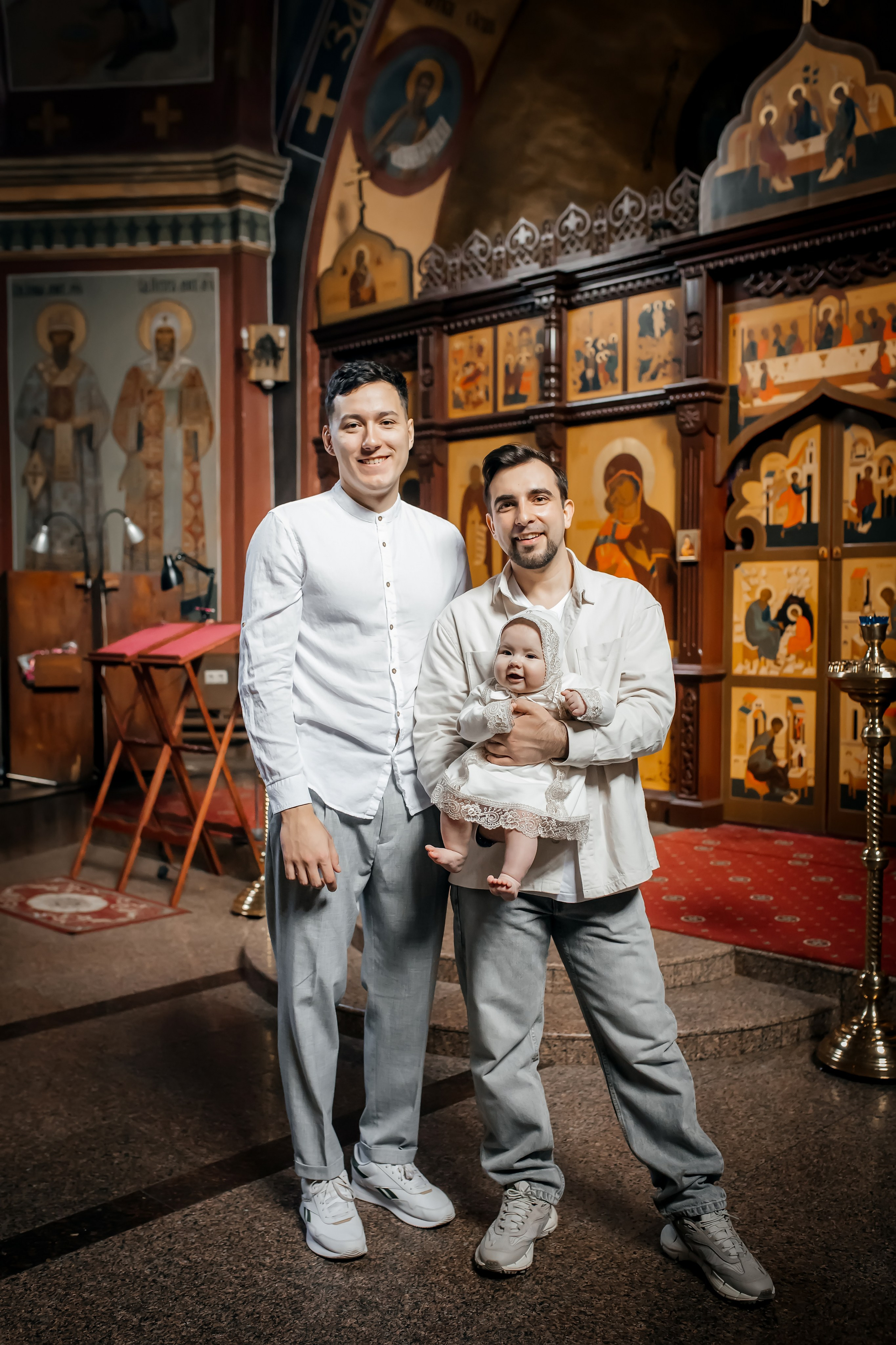 Крещение Алисы в Успенском Храме Красногорск. Фотограф на крещение и венчание Москва  Надежда Баланина