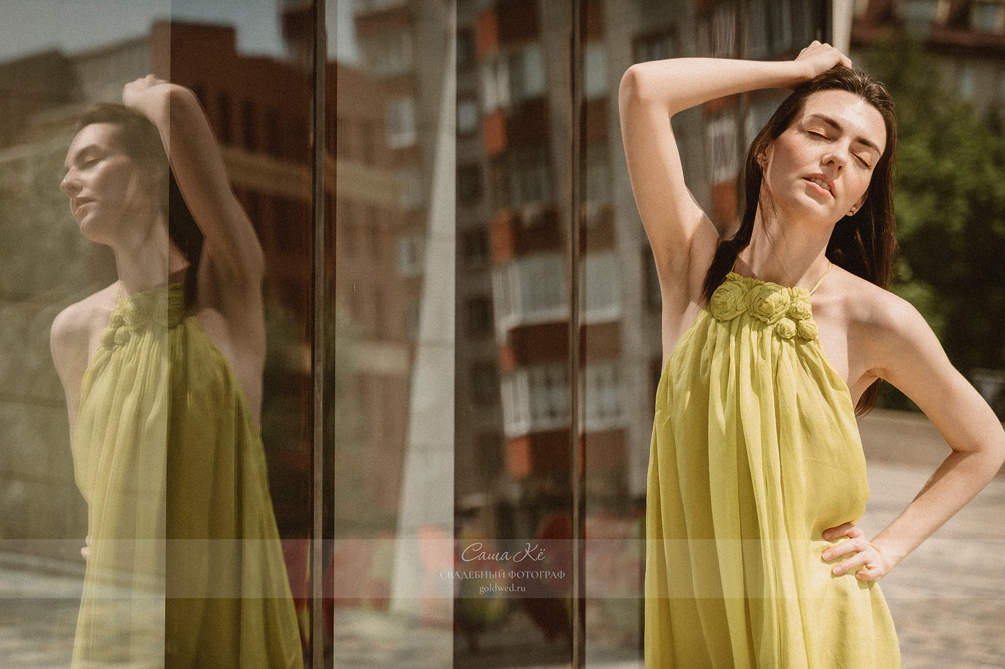 Романтика под дождём, fashion кадры, прогулка с моделью, стильная фотосессия, нежность и эмоции. Фотограф Новосибирск — Саша Кё.