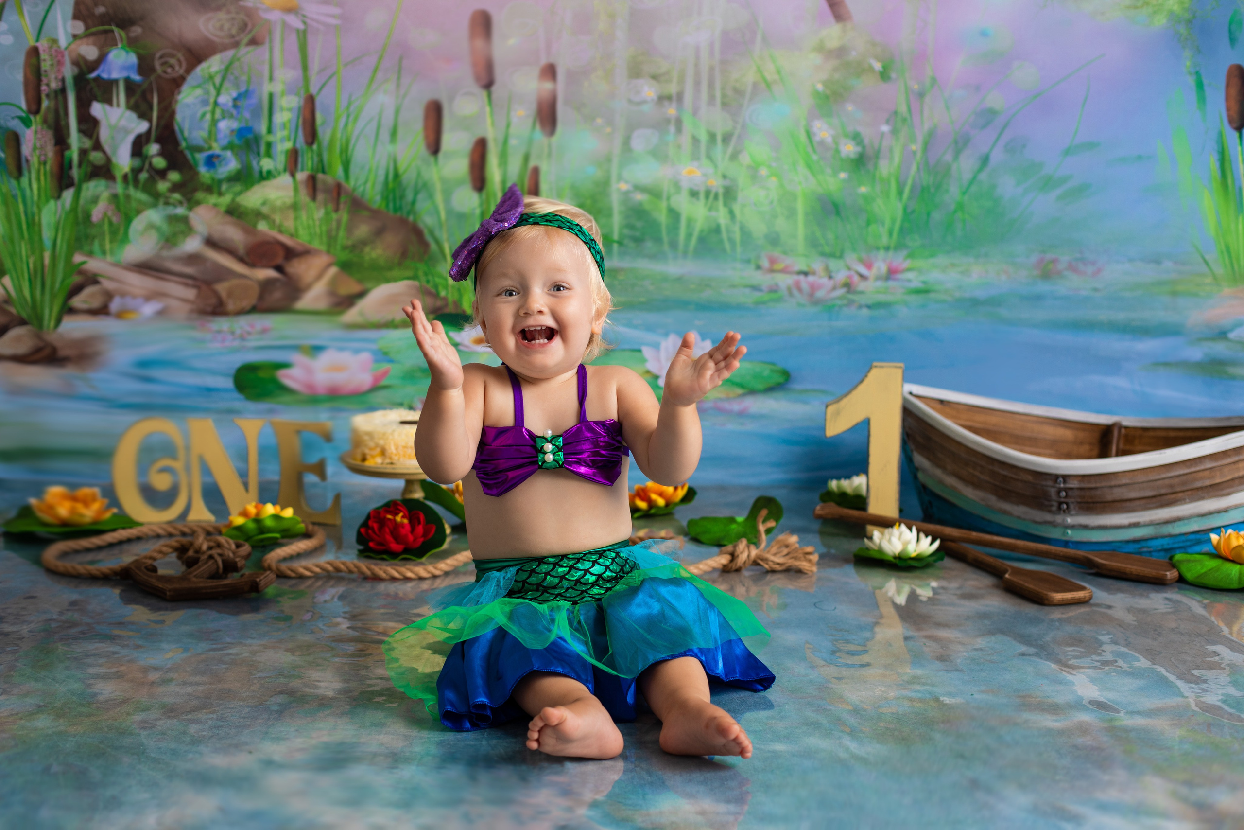 С тортиком. Фотограф новорождённых Псков