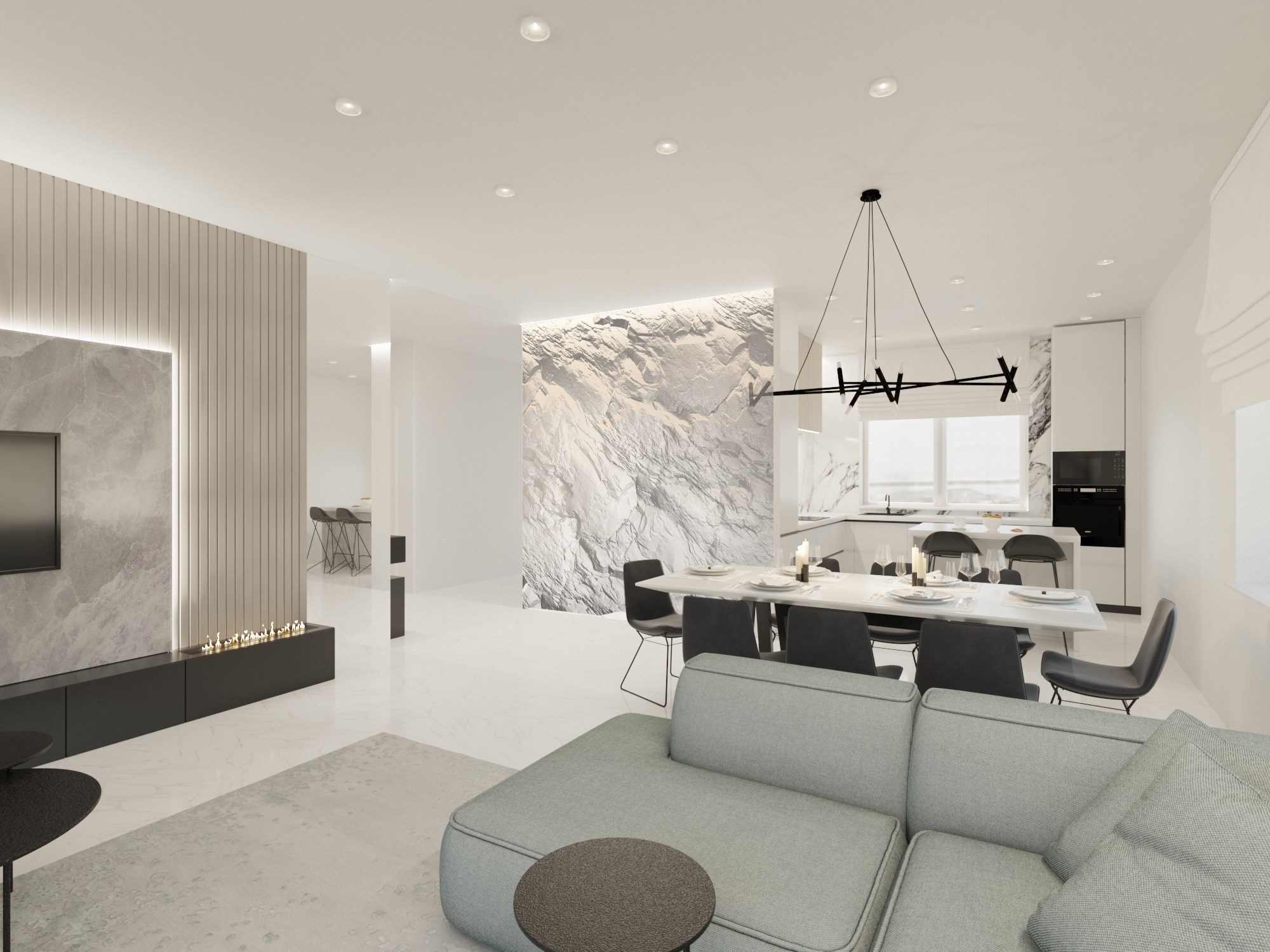 Минималистичный интерьер. Дом, Горный Щит, Екатеринбург. Интерьерный дизайнер и художник. Локация в г. Екатеринбурге беру проекты в разных странах