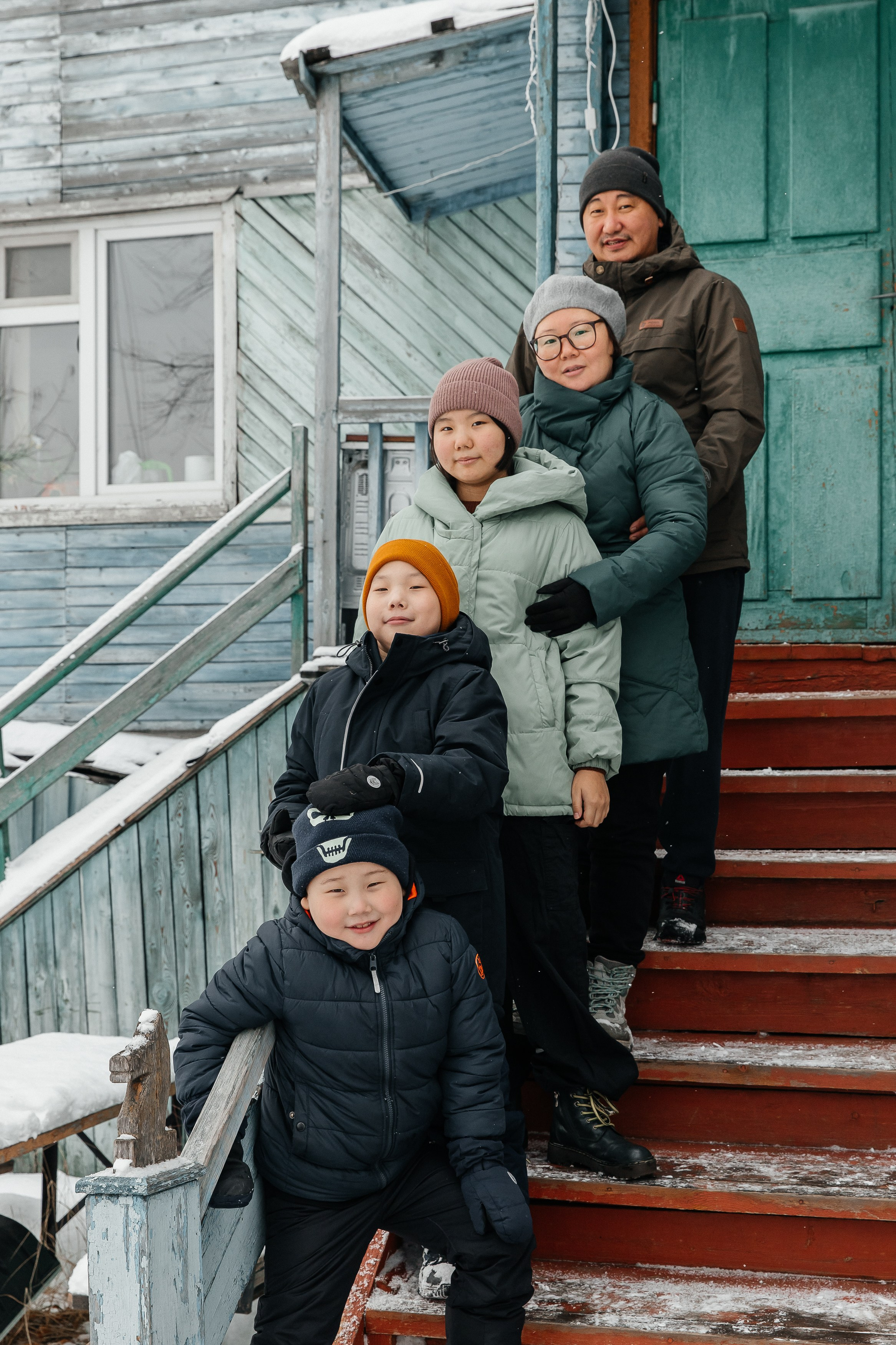 Степановы. Воронистая Анастасия. Фотограф Якутия, Томпонский район