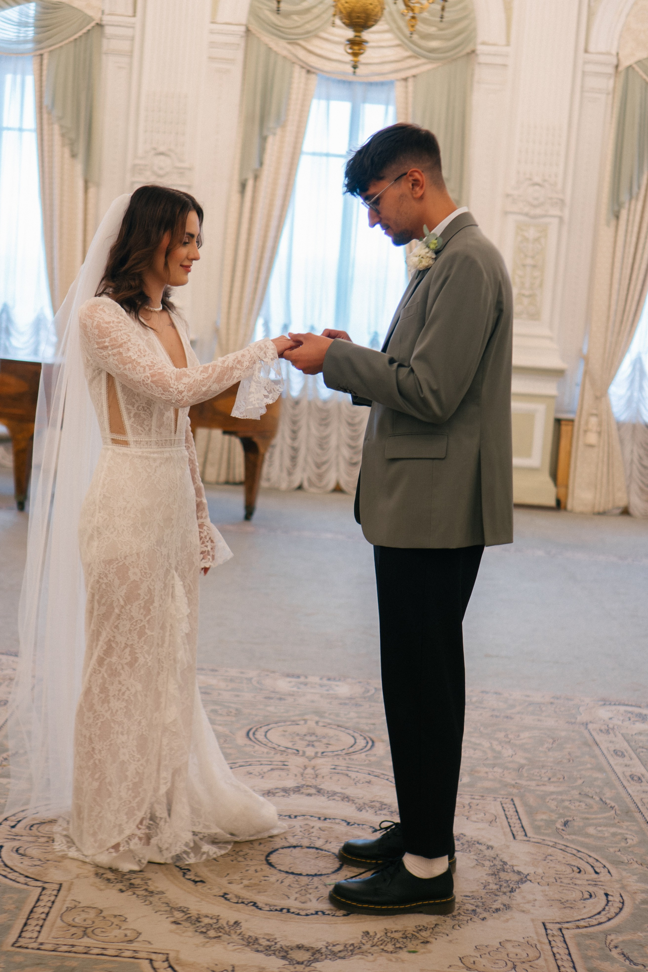 СВАДЕБНАЯ СЬЕМКА В ПЕРВОМ ДВОРЦЕ БРАКОСОЧЕТАНИЯ. Профессиональный фотограф, Санкт-Петербург — Виктория Богомолова