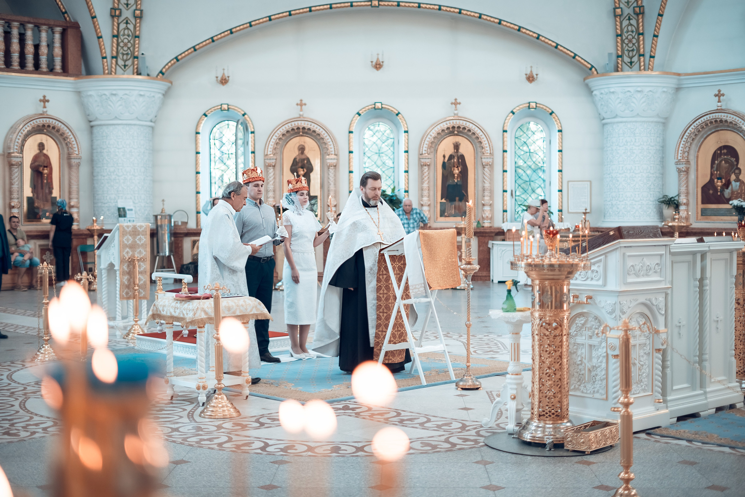 Таинство Венчания Екатерины и Антона