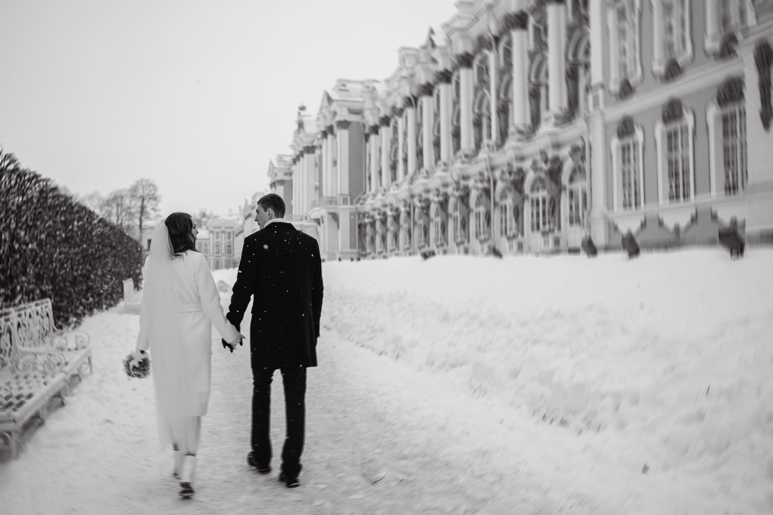 Андрей & Соня. Царское Село, зима. Свадебный и семейный фотограф Пушкин Царское Село СПБ Питер Санкт-Петербург и Рязань Ольга Козлова