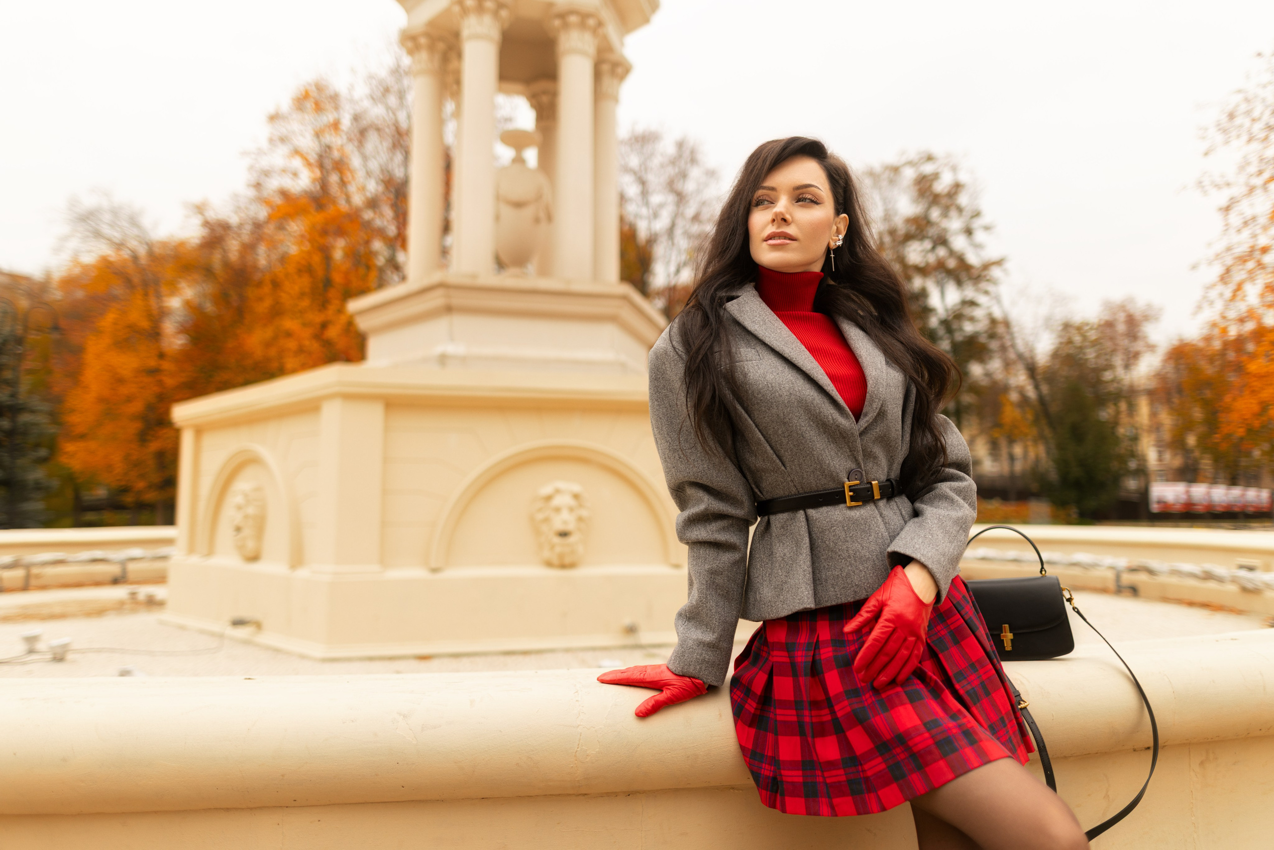 Фотосет с Екатериной в парке на осеннюю тему для «себя»