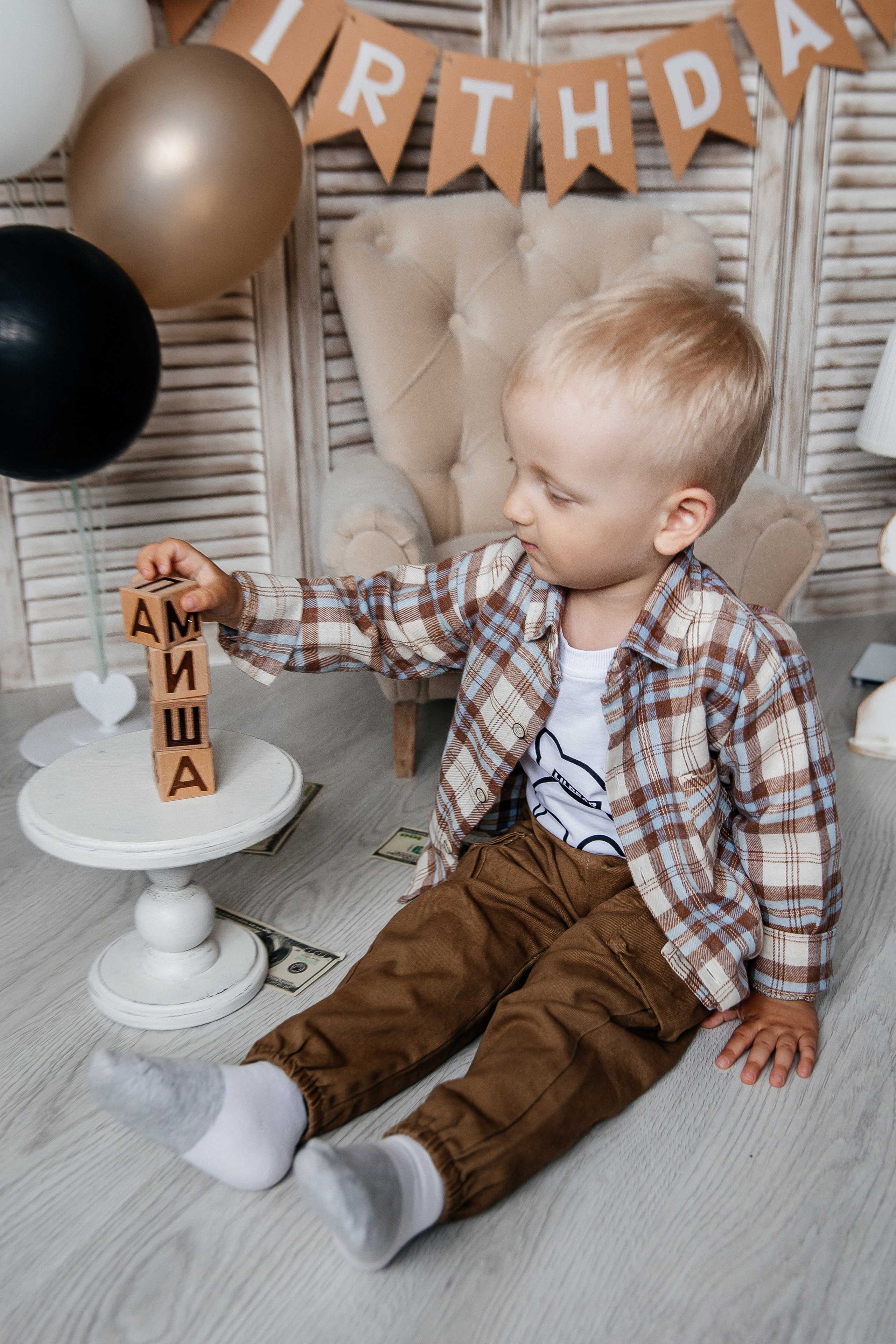 В кресле (до 3 лет). Детский фотограф, выпускные альбомы в Нижнем Новгороде Бодягина Мария