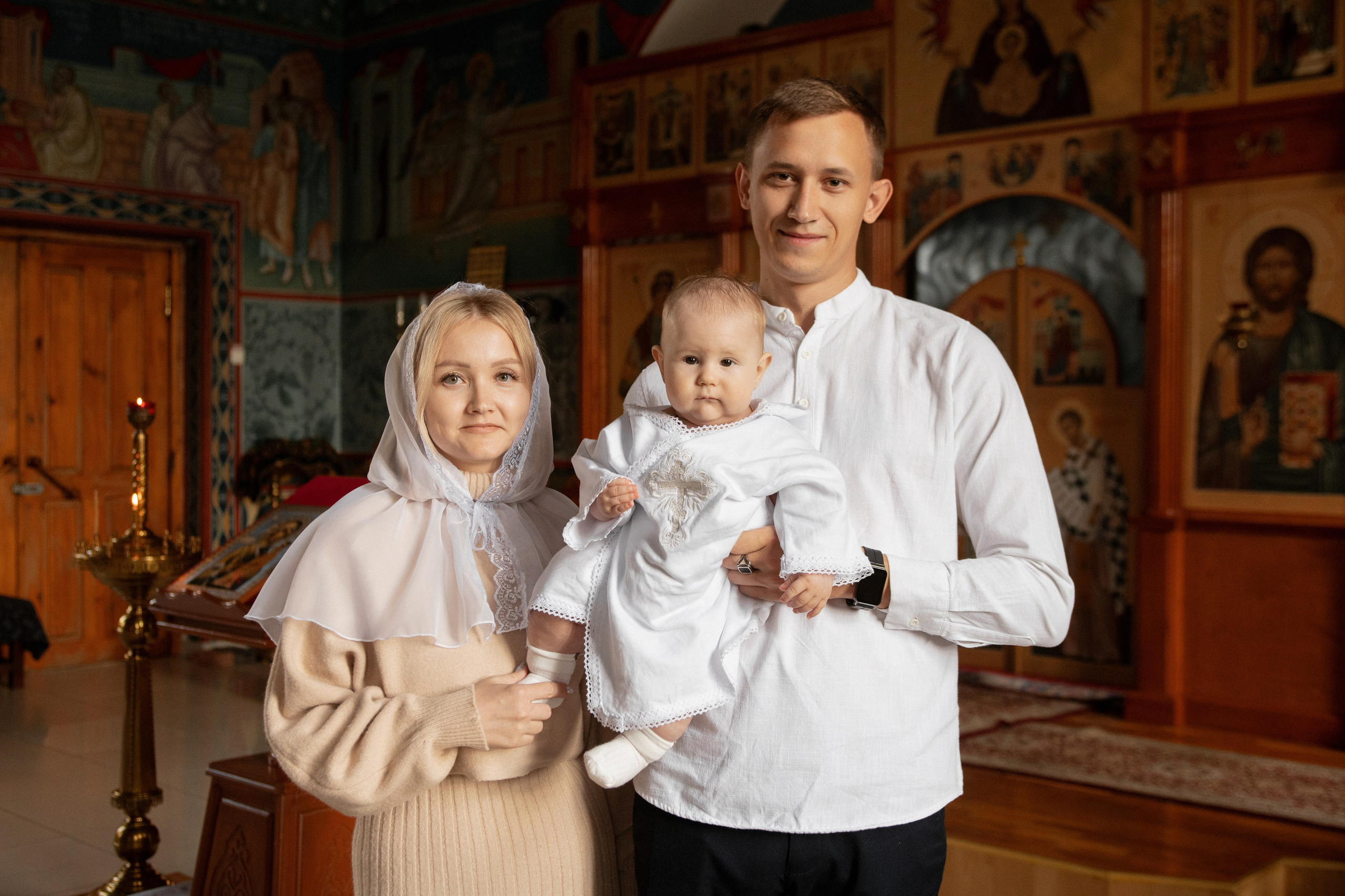 Крещение Константина Собор Казанской иконы Божией Матери (возле ТЦ Север). Фотограф новорожденных Оренбург Оксана Трофимова