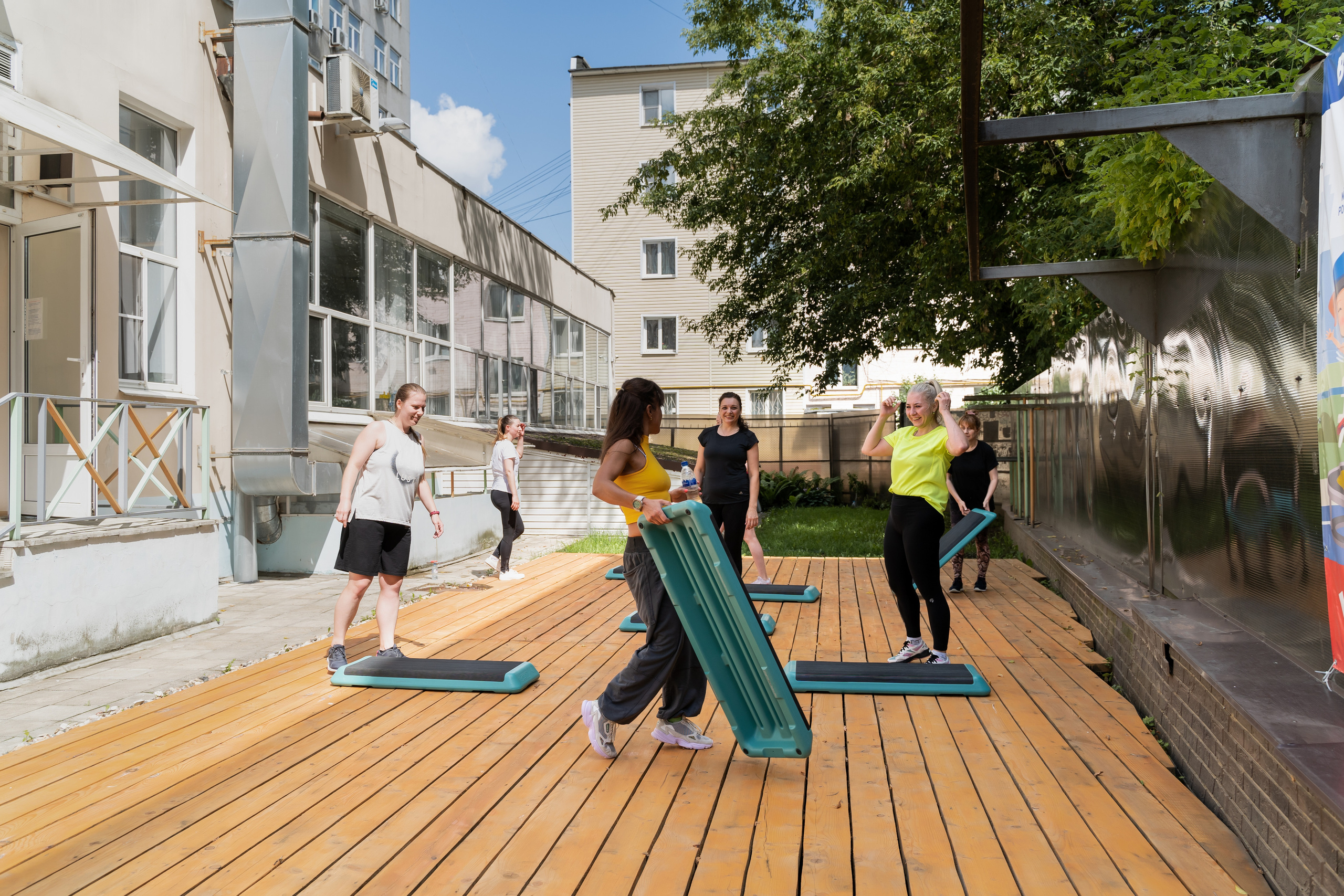 Тренировка «Степ». Фотограф Алина Филимонова Тверь