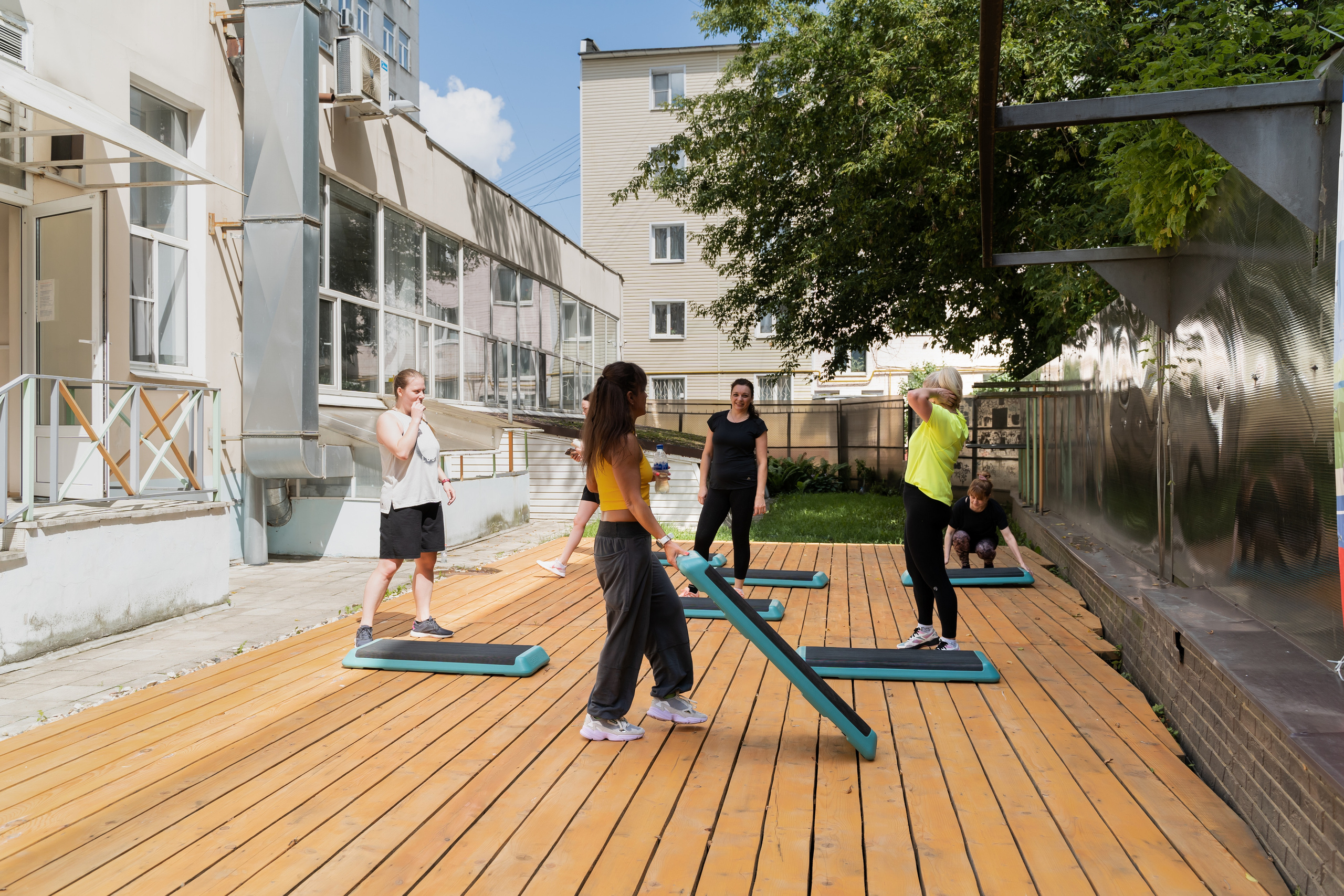 Тренировка «Степ». Фотограф Алина Филимонова Тверь