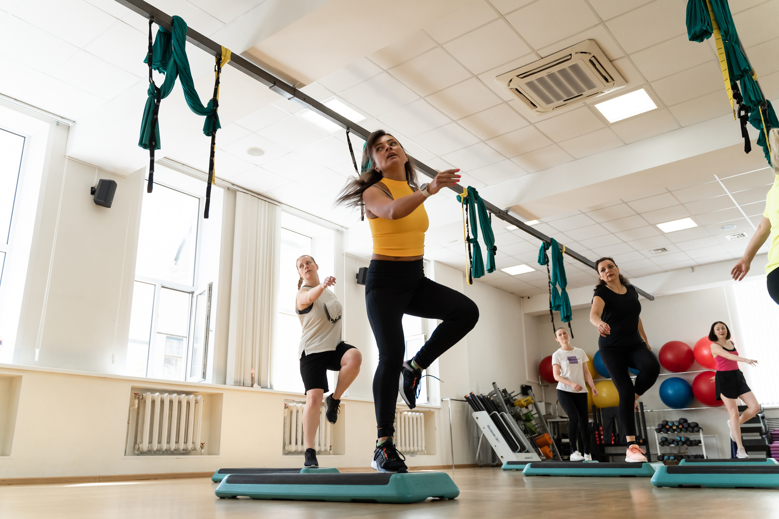 Тренировка «Степ». Фотограф Алина Филимонова Тверь